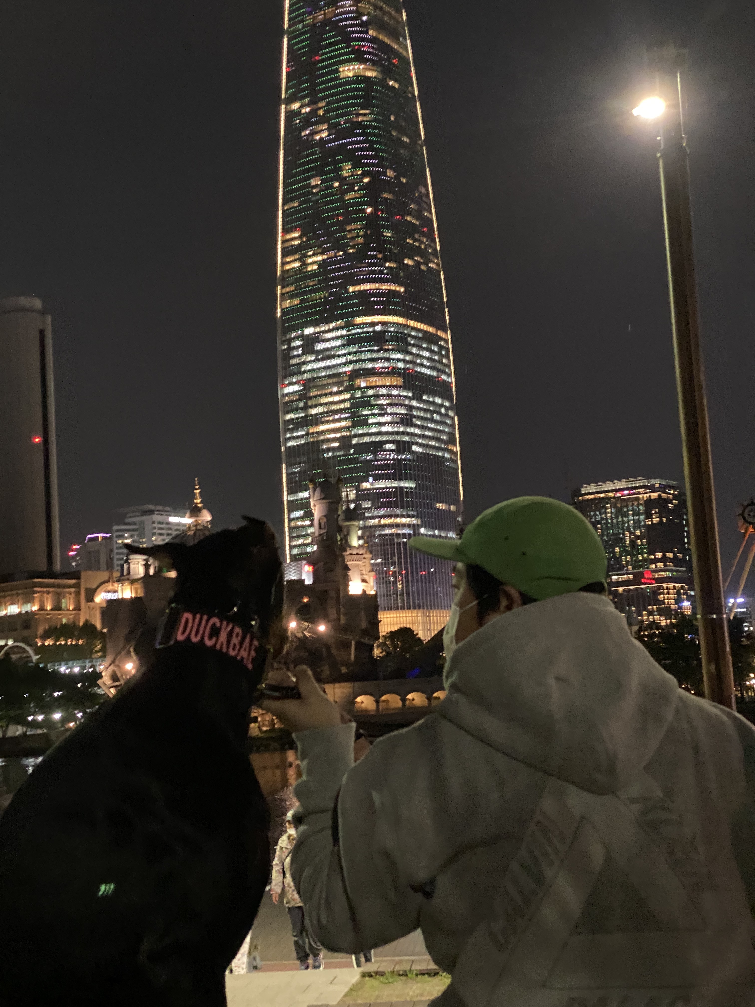Palace x CK1 Tri-Ferg Hood Grey Marl - 22SS 착용 스타일 - 3