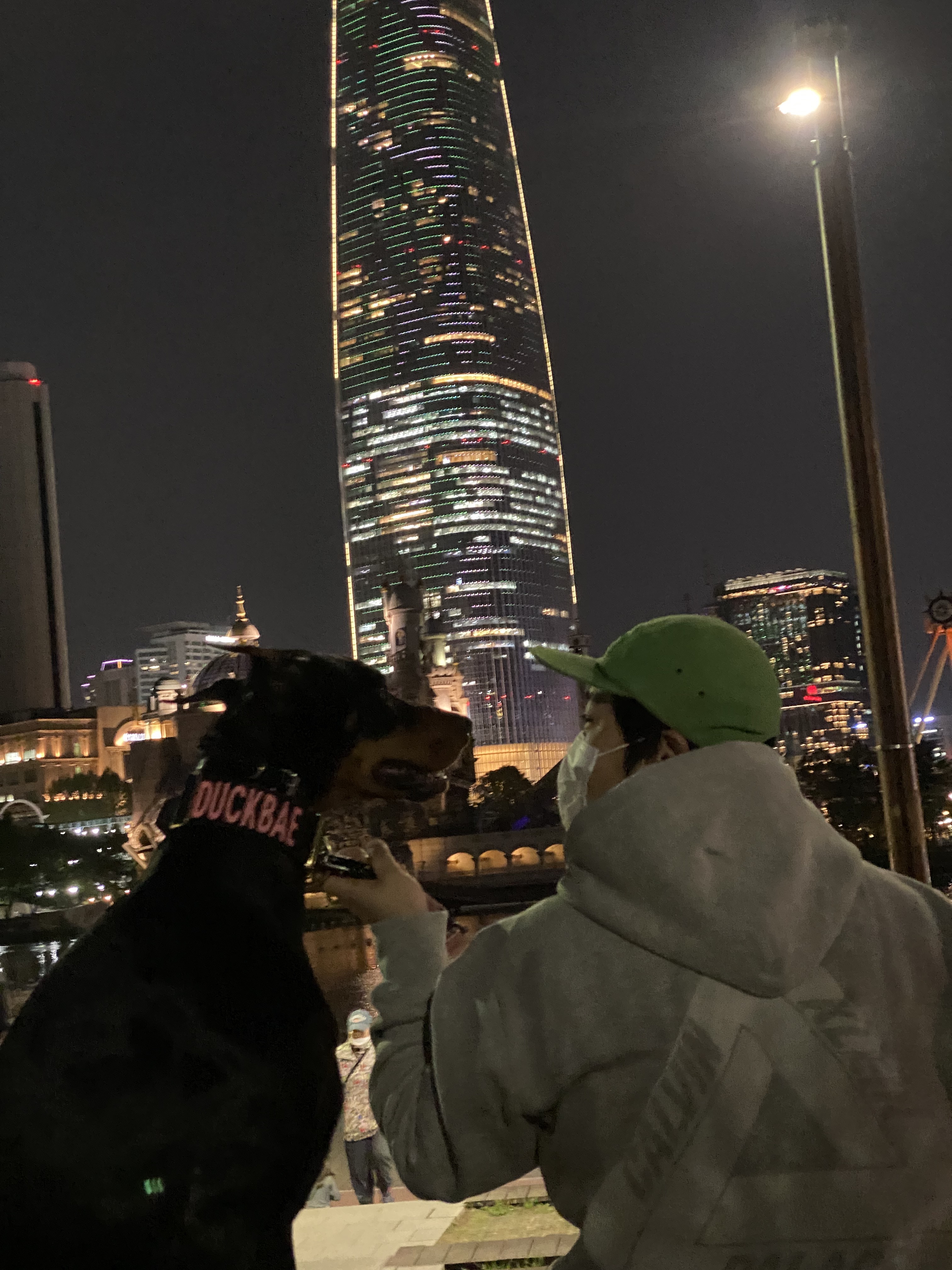 Palace x CK1 Tri-Ferg Hood Grey Marl - 22SS 착용 스타일 - 4