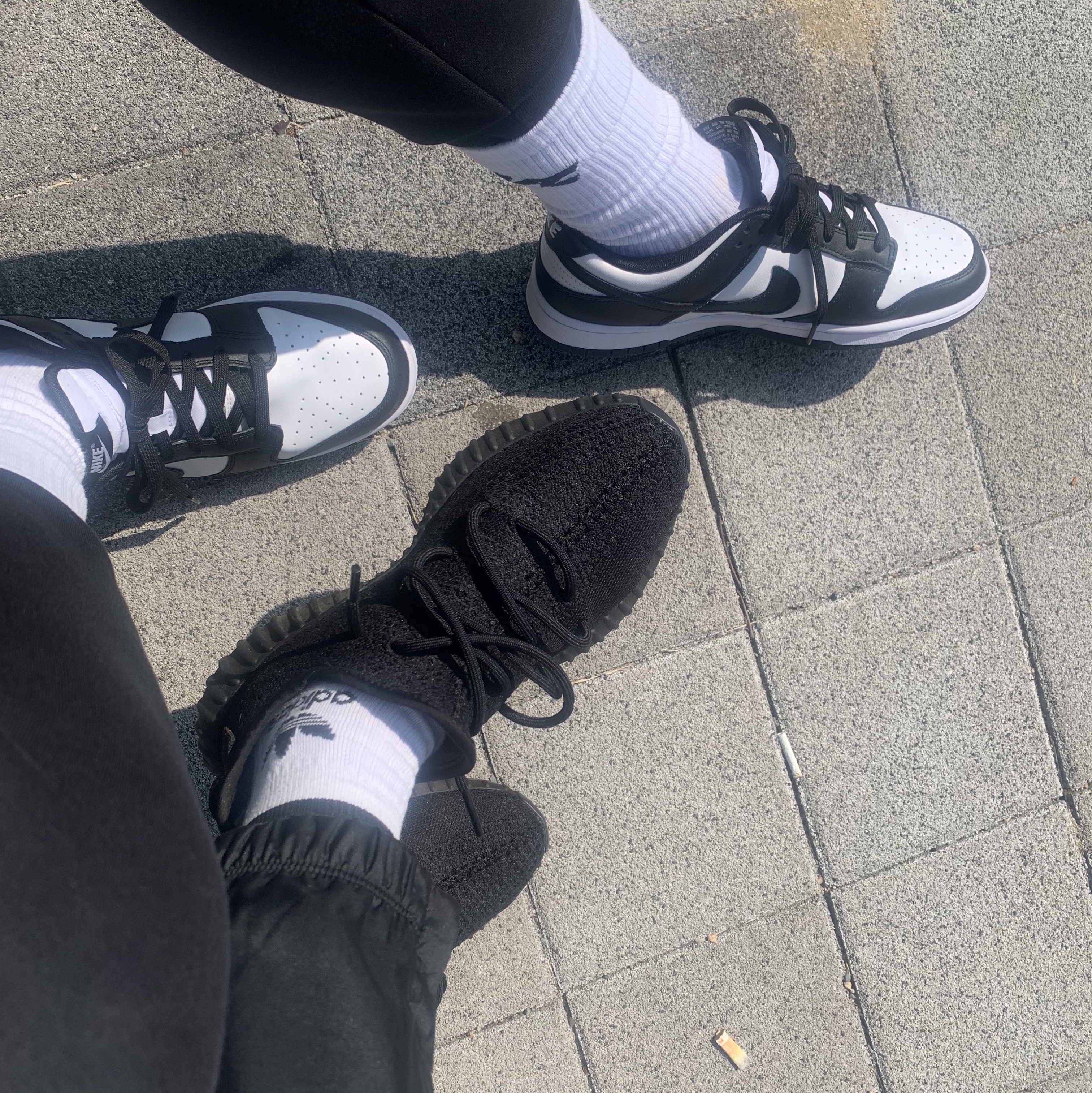 Nike Dunk Low Retro Black 착용 스타일