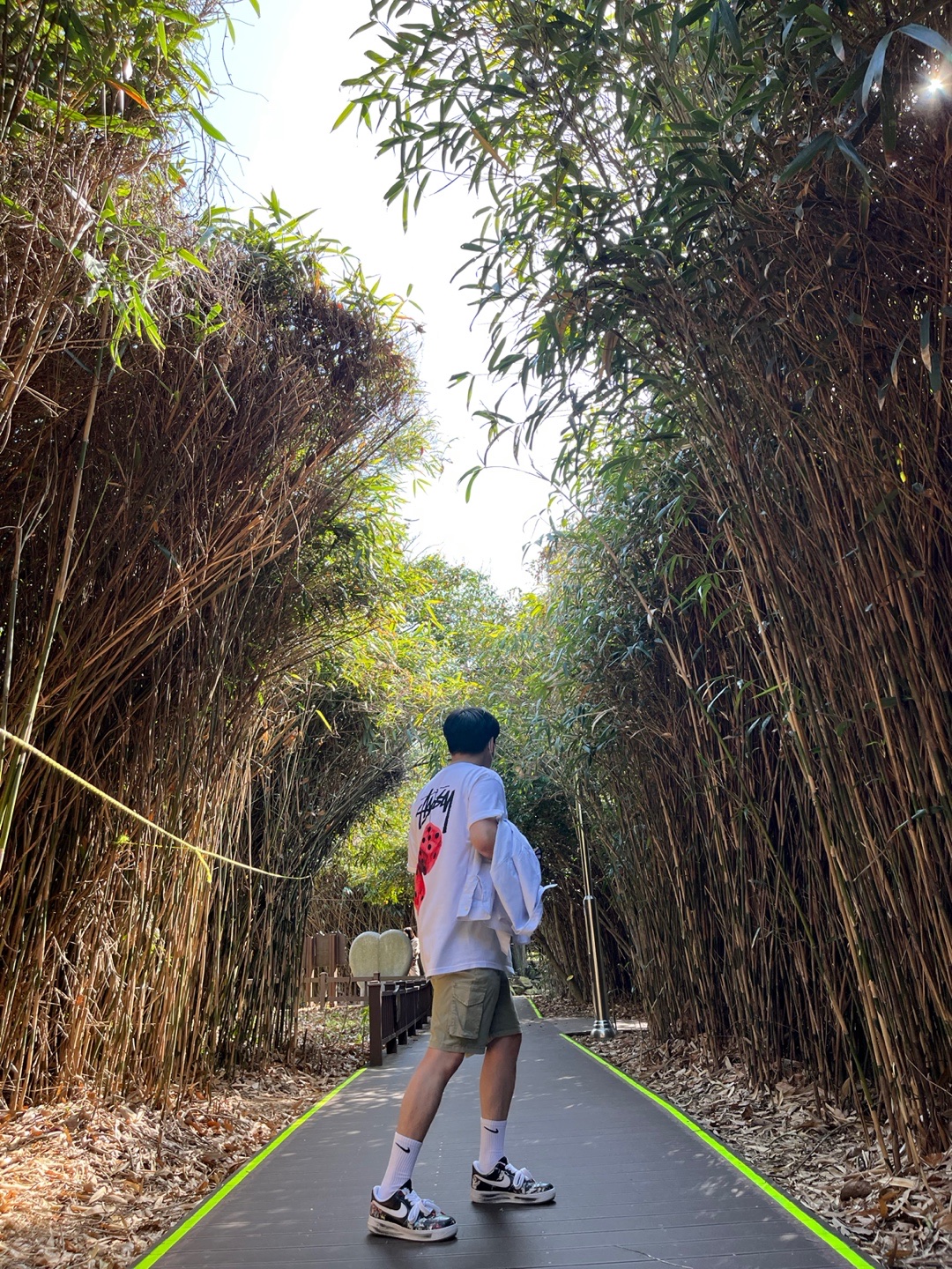 Nike x Peaceminusone Air Force 1 Low Para-Noise 착용 스타일 - 2