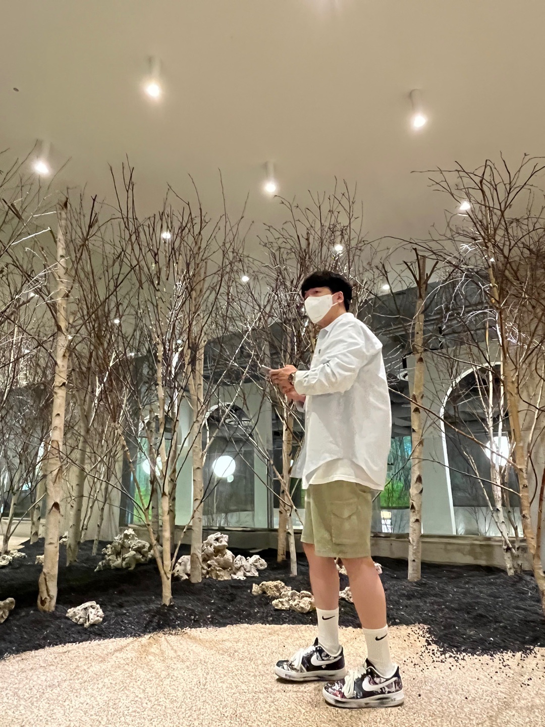 Nike x Peaceminusone Air Force 1 Low Para-Noise 착용 스타일 - 1