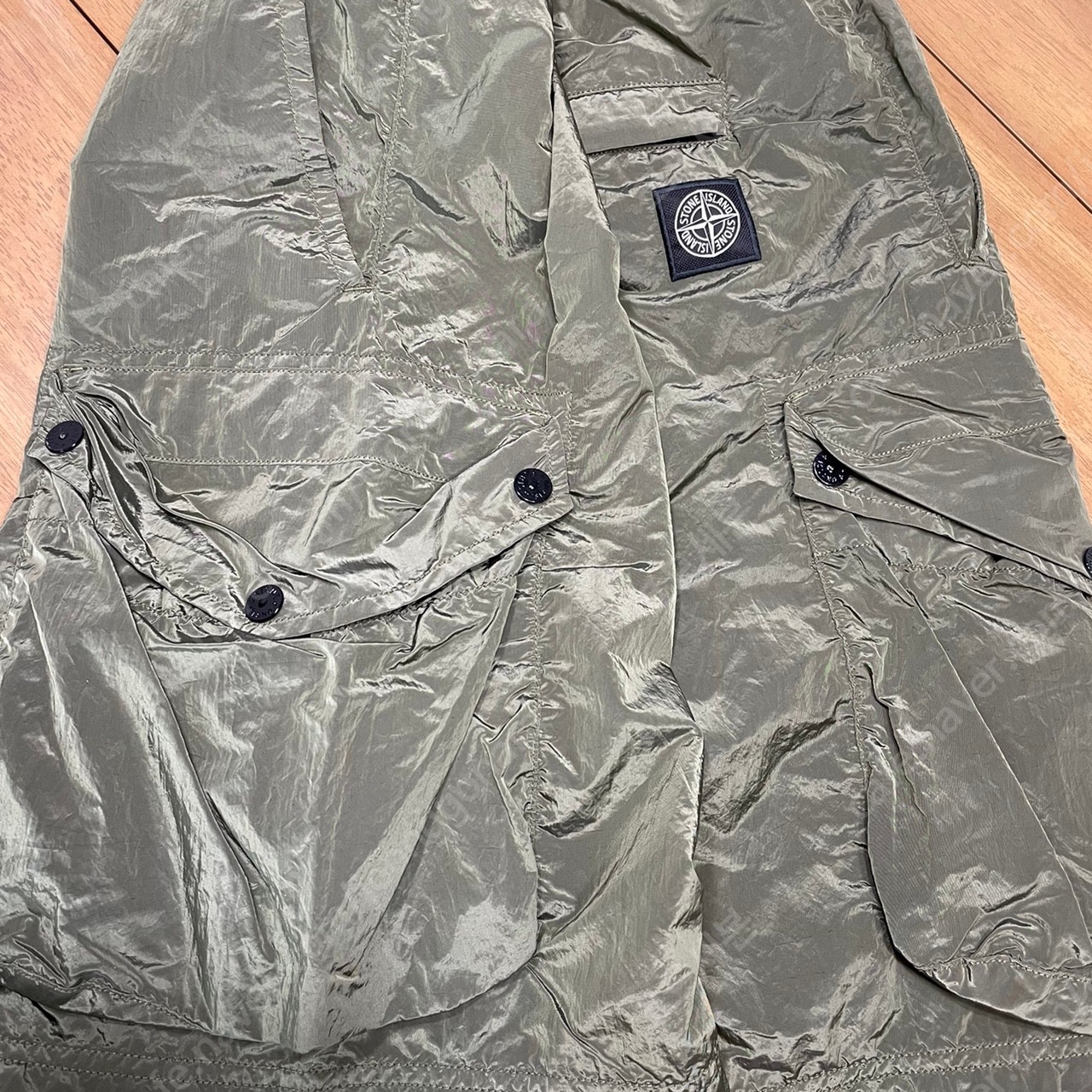 Stone Island B0443 Nylon Metal Swimming Trunk Dark Green - 21SS 착용 스타일