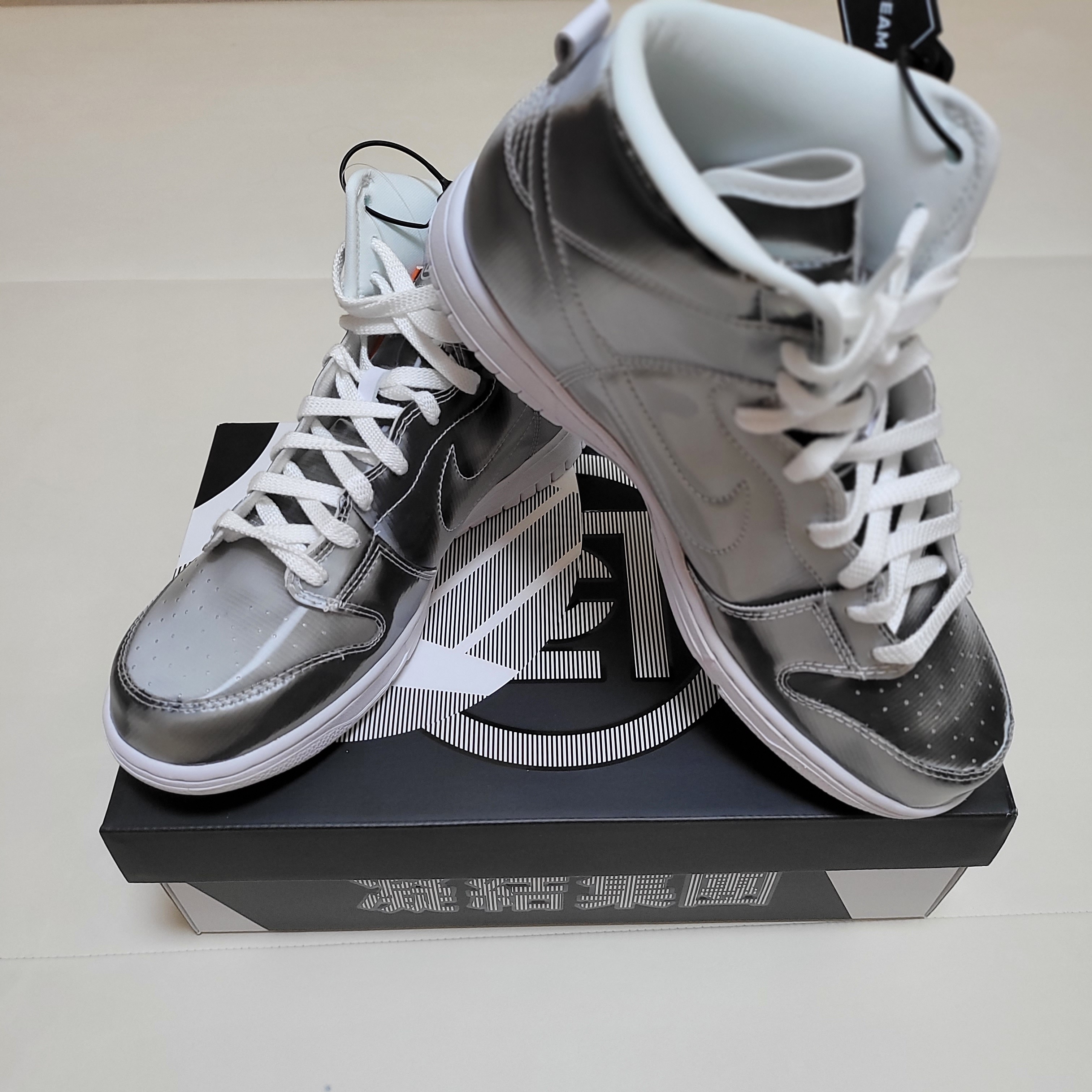 Nike x Clot Dunk High Flux 착용 스타일 - 2