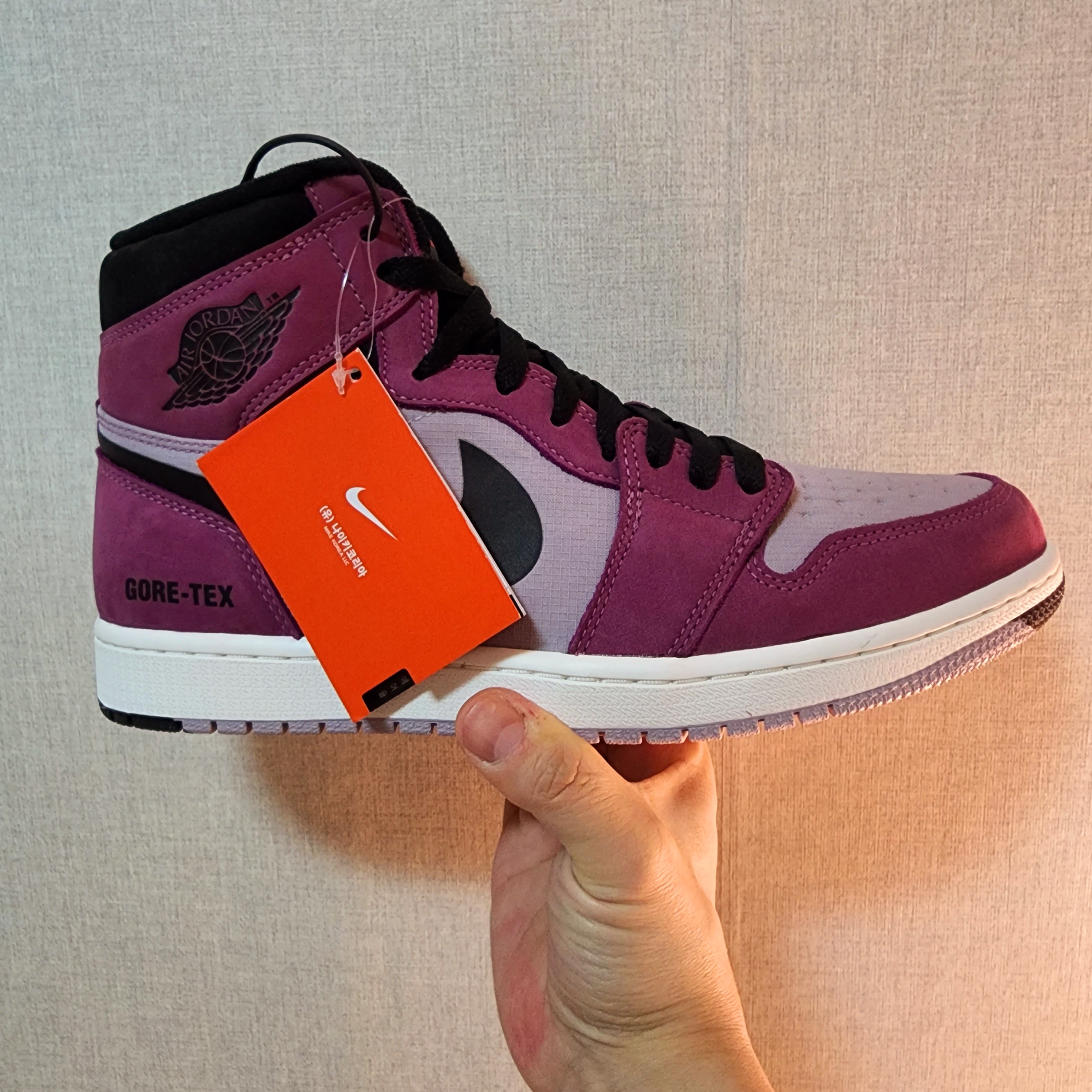 Jordan 1 Element Gore-Tex Berry 착용 스타일 - 1
