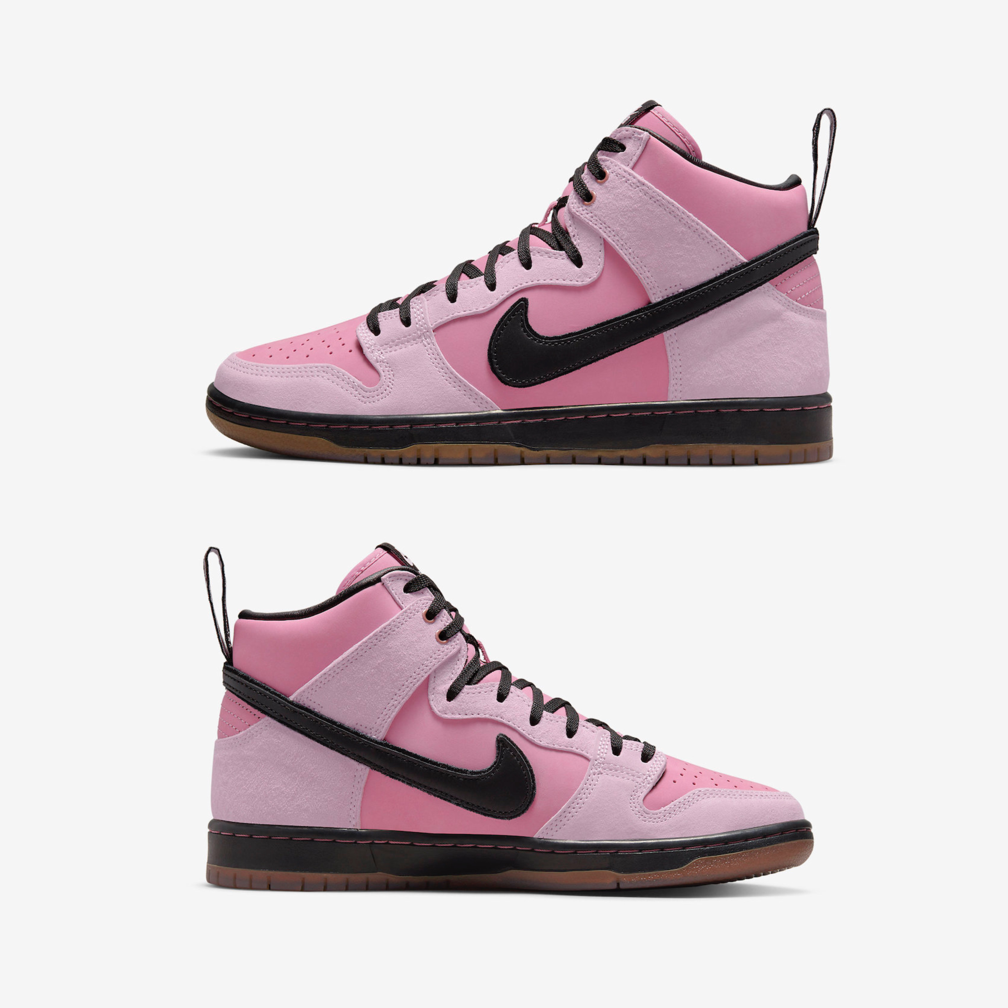 Nike x KCDC SB Dunk High Pro QS Elemental Pink 착용 스타일 - 3