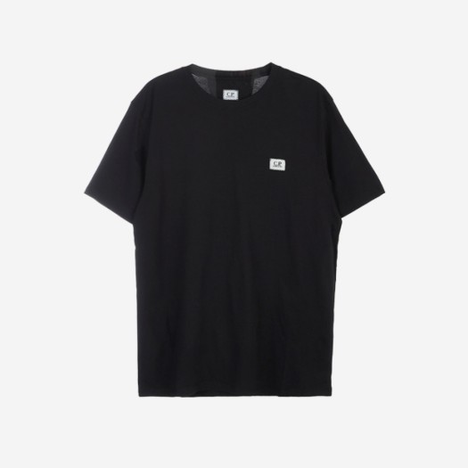 C.P. 컴퍼니 로고 패치 티셔츠 블랙 - 22SS