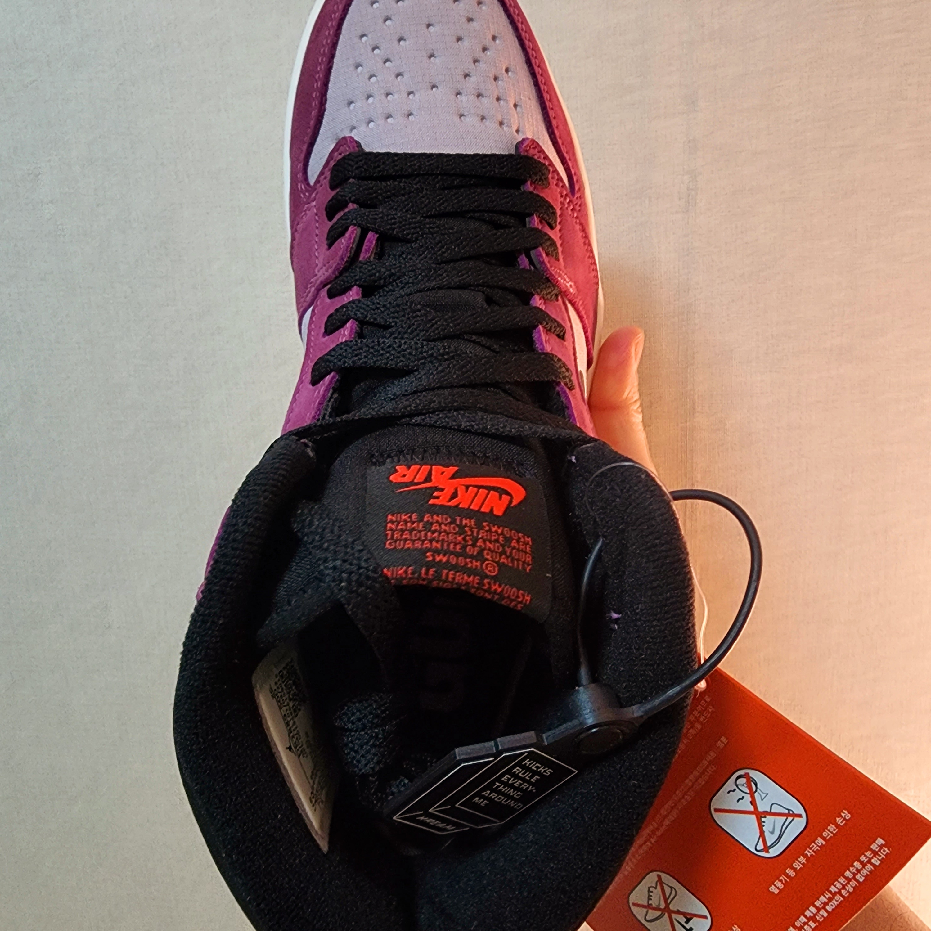 Jordan 1 Element Gore-Tex Berry 착용 스타일 - 4
