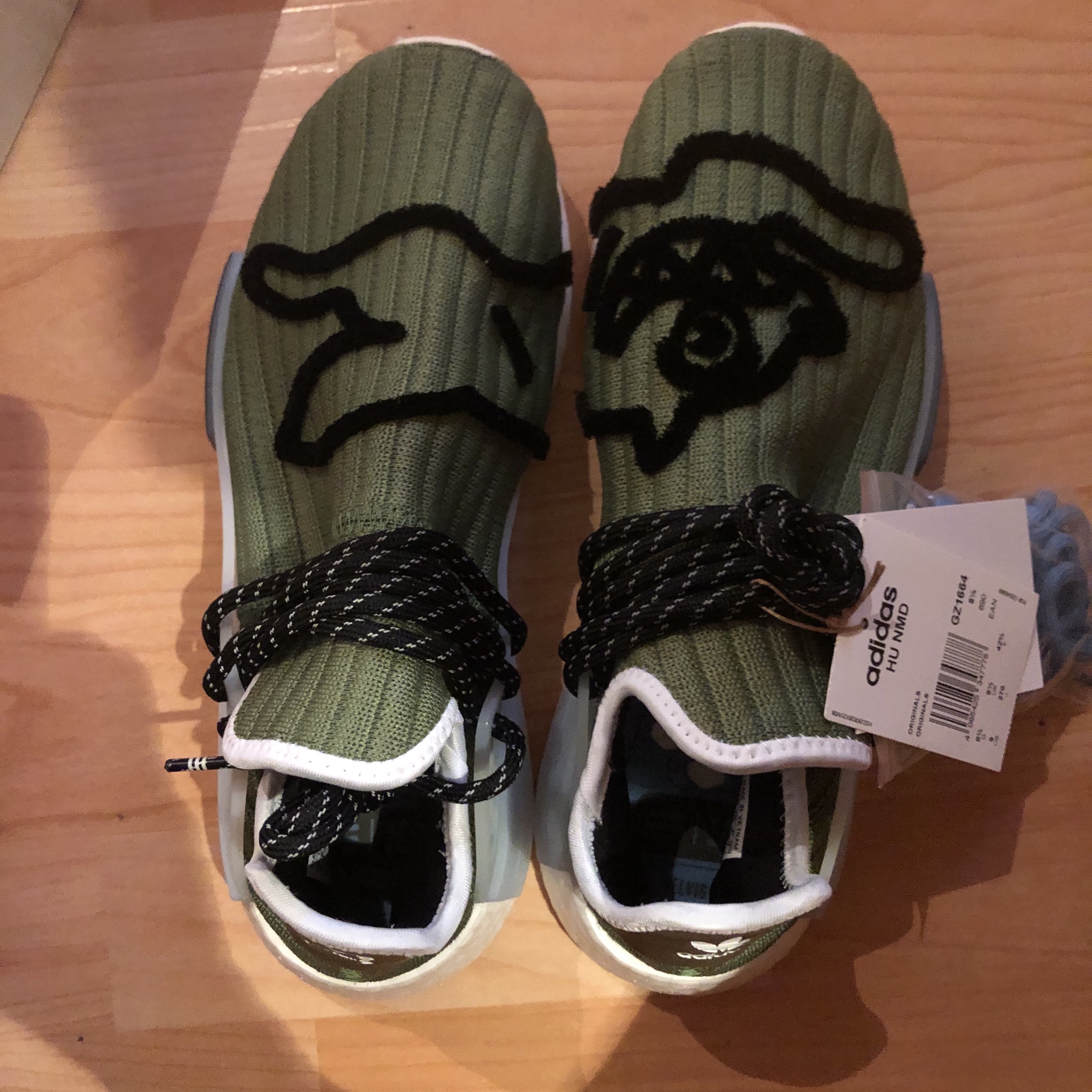 Adidas x Billionaire Boys Club x Pharrell Williams Hu NMD Running Dog 착용 스타일