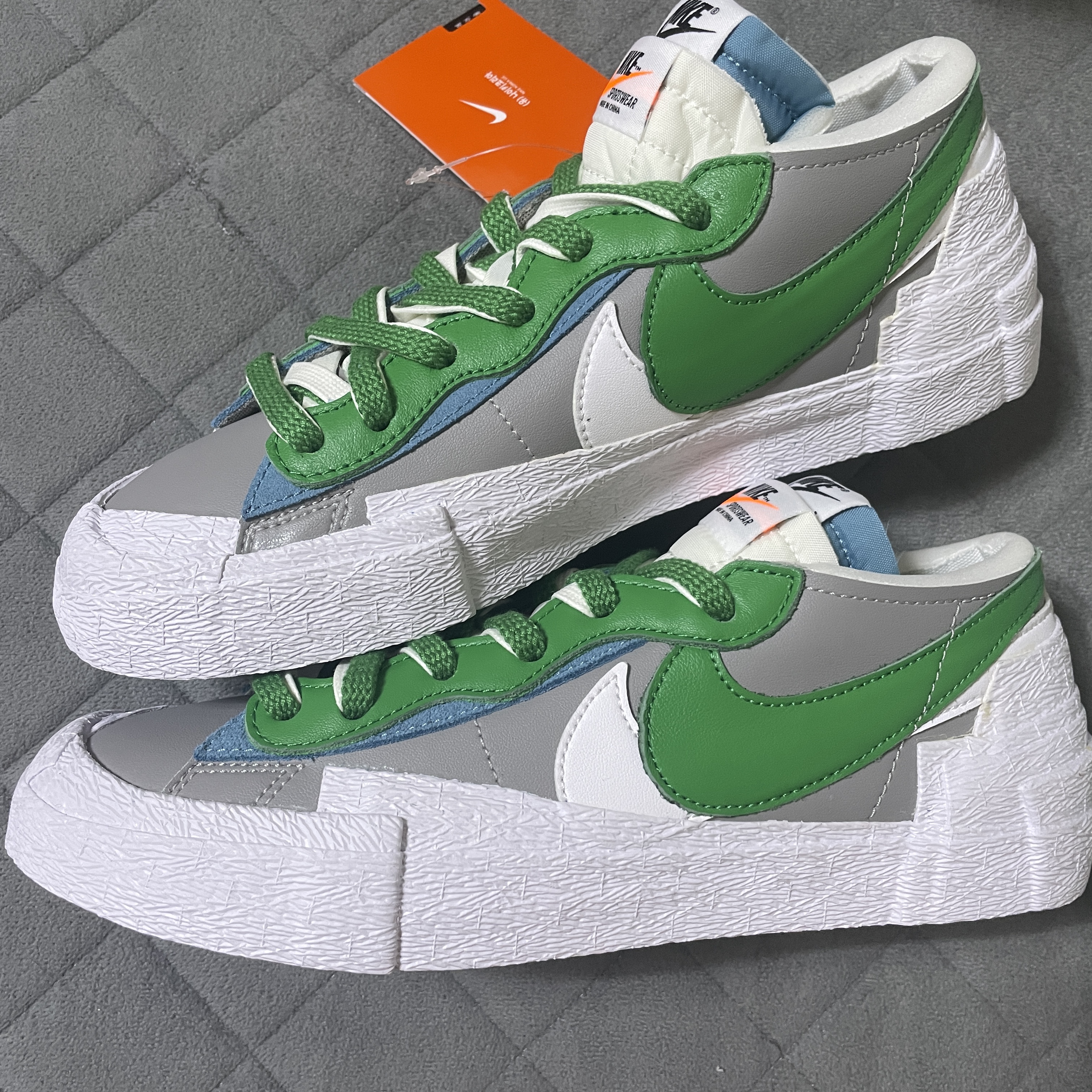 Nike x Sacai Blazer Low Classic Green 착용 스타일