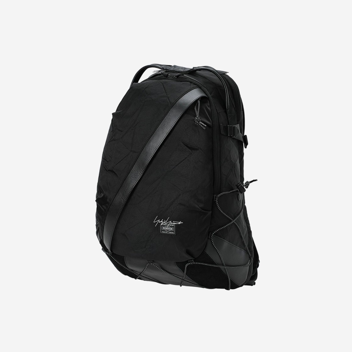 Porter x Yohji Yamamoto Backpack Black 상세 이미지 1