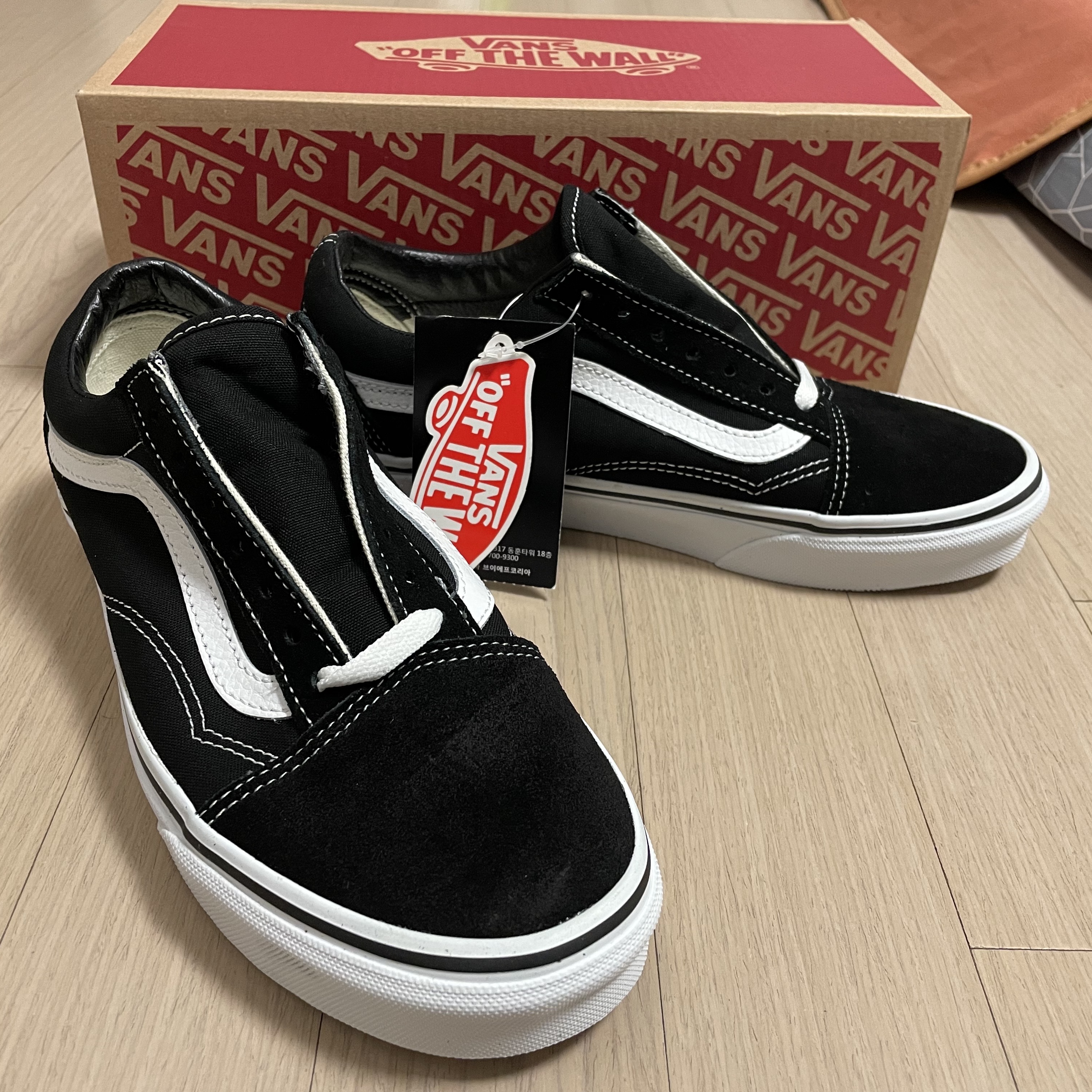 Vans Old Skool Platform Black White 착용 스타일
