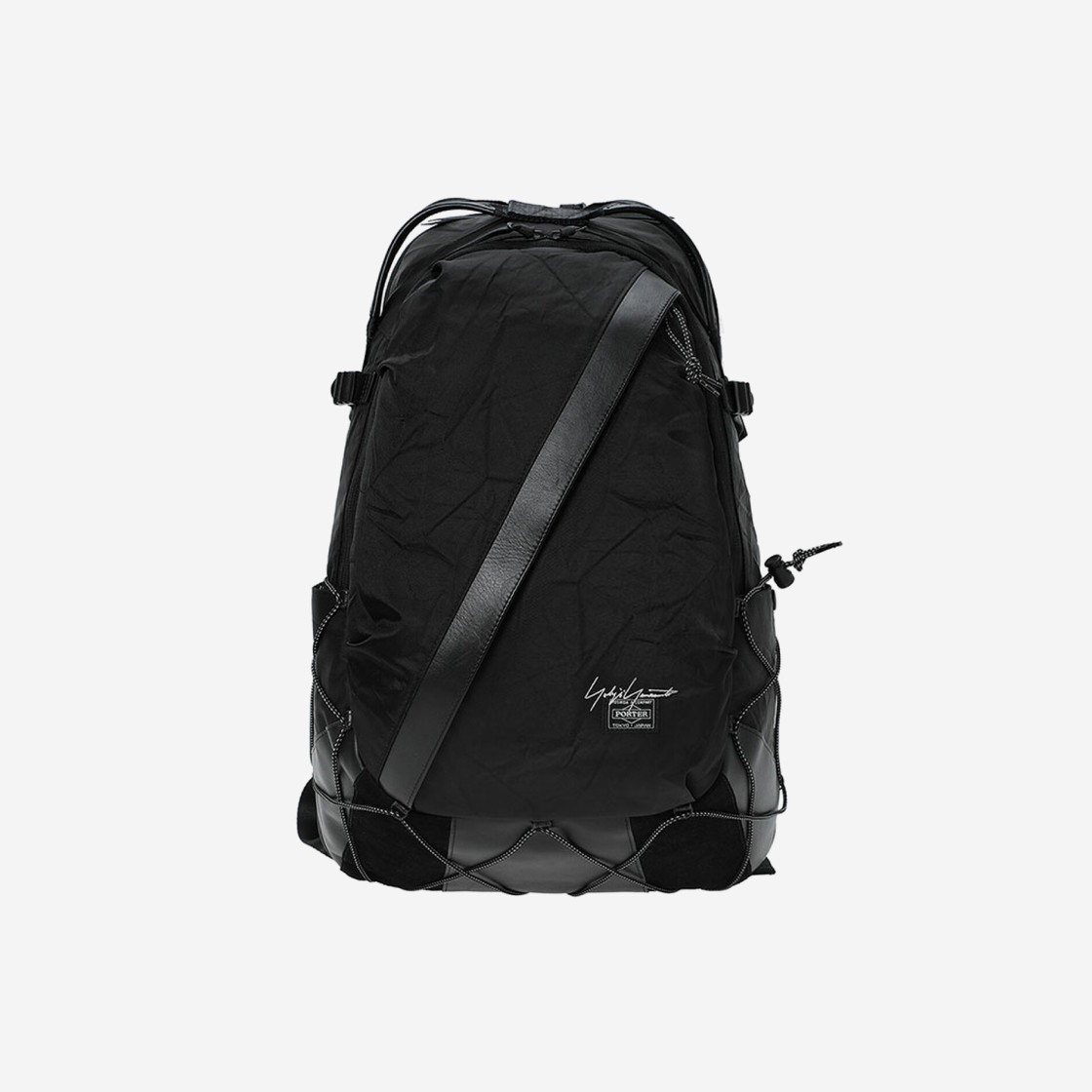 Porter x Yohji Yamamoto Backpack Black 상세 이미지 2