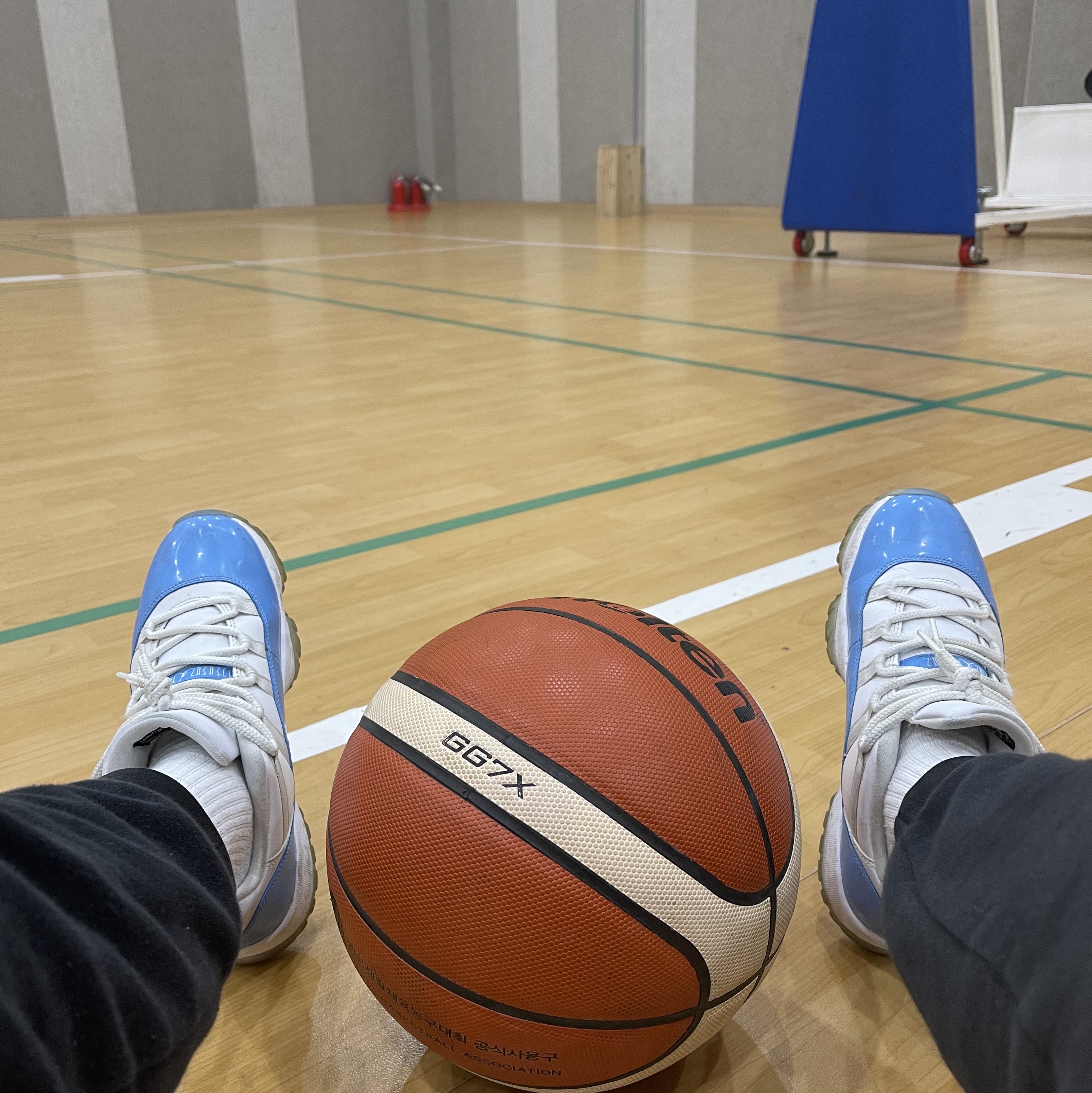 Jordan 11 Retro Low University Blue 2017 착용 스타일