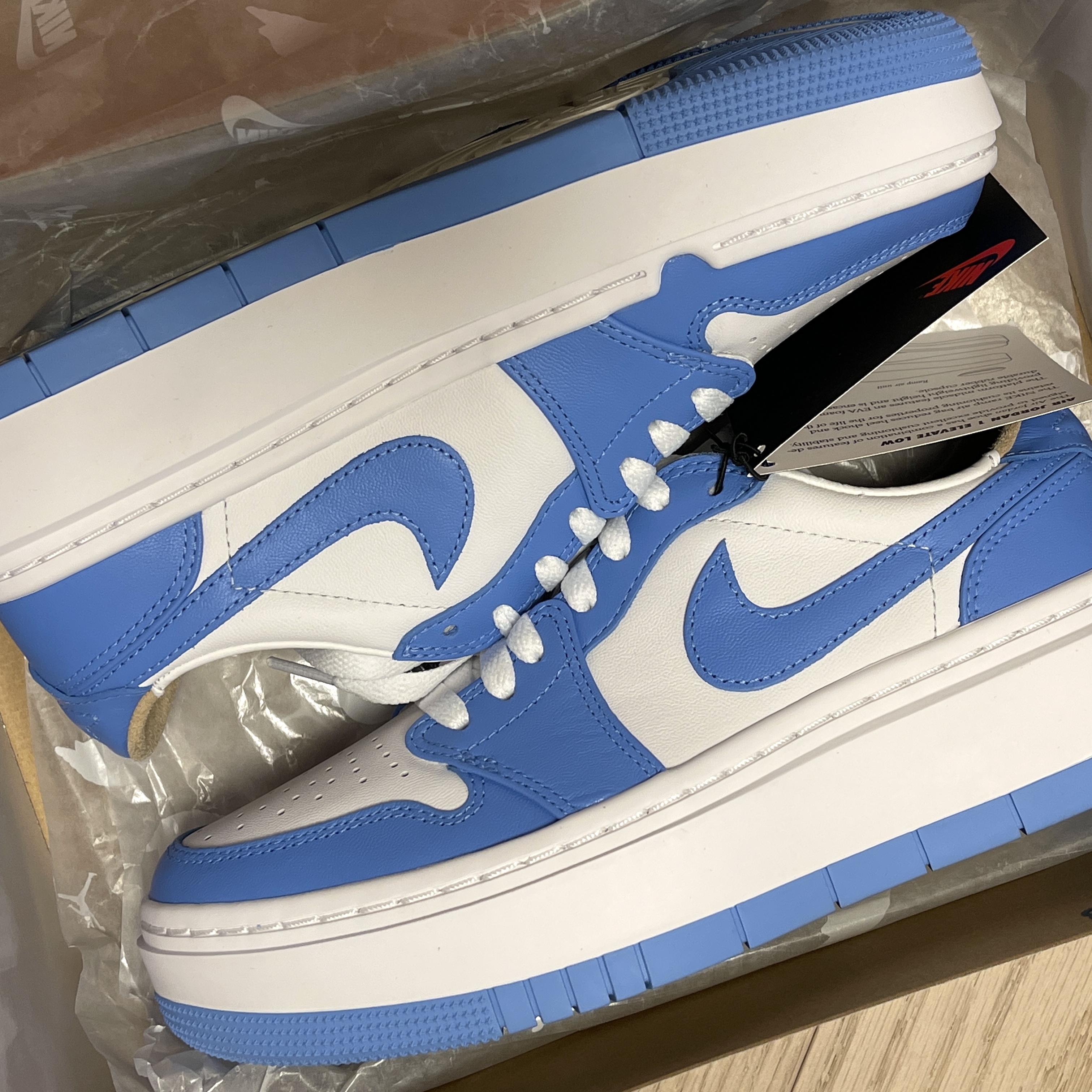 (W) Jordan 1 Elevate Low SE University Blue 착용 스타일