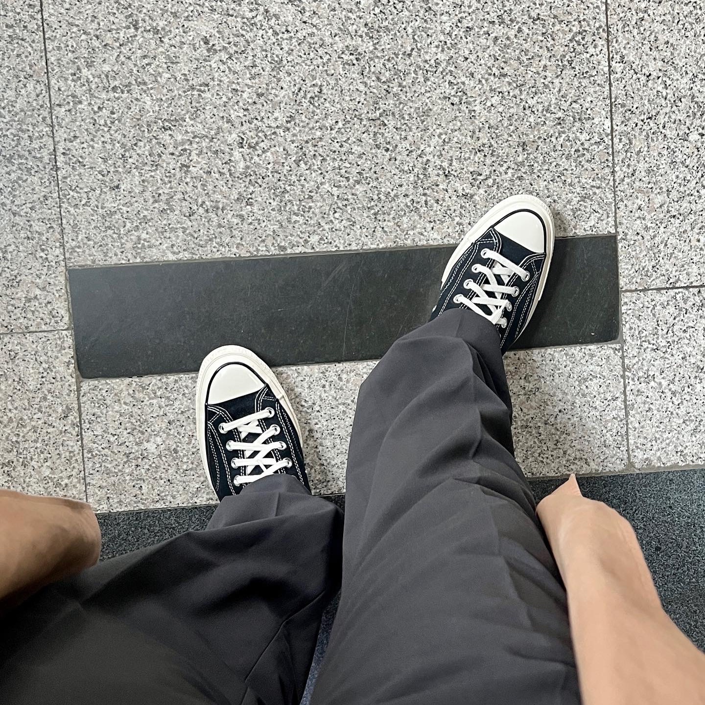 Converse Chuck 70 Ox Black - Standard 착용 스타일 - 2