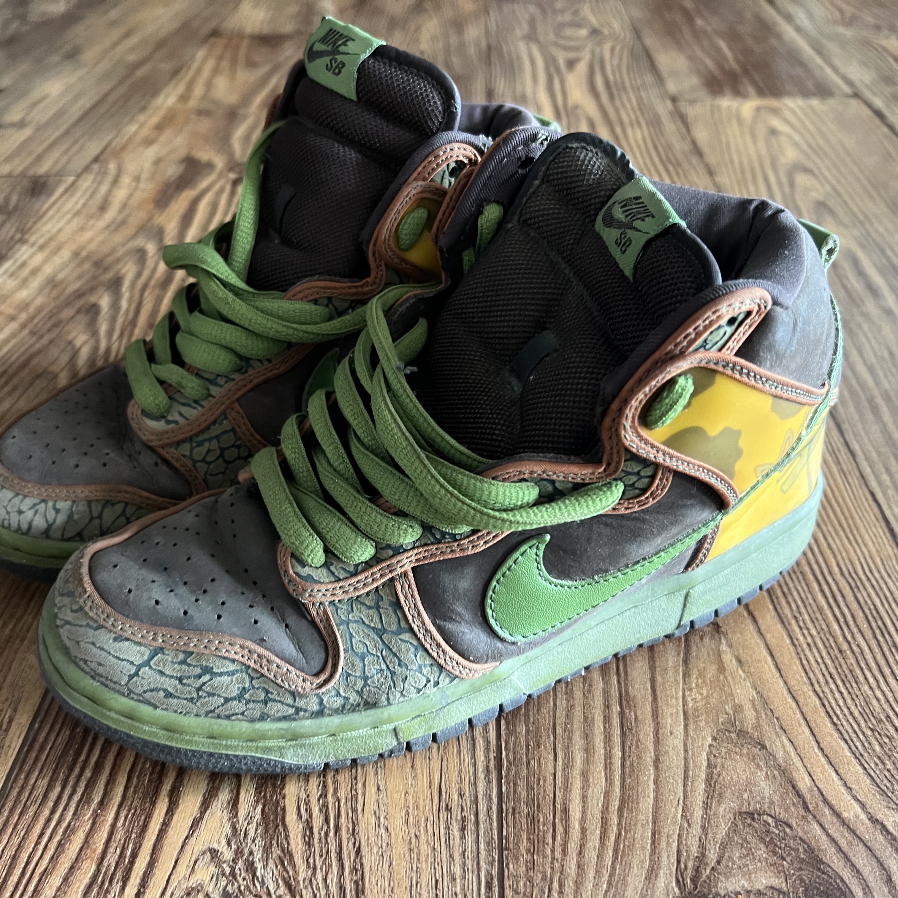 Nike Dunk SB Low De La Soul 2015, Nike SB Dunk Low Pro De La Soul 2005 착용 스타일