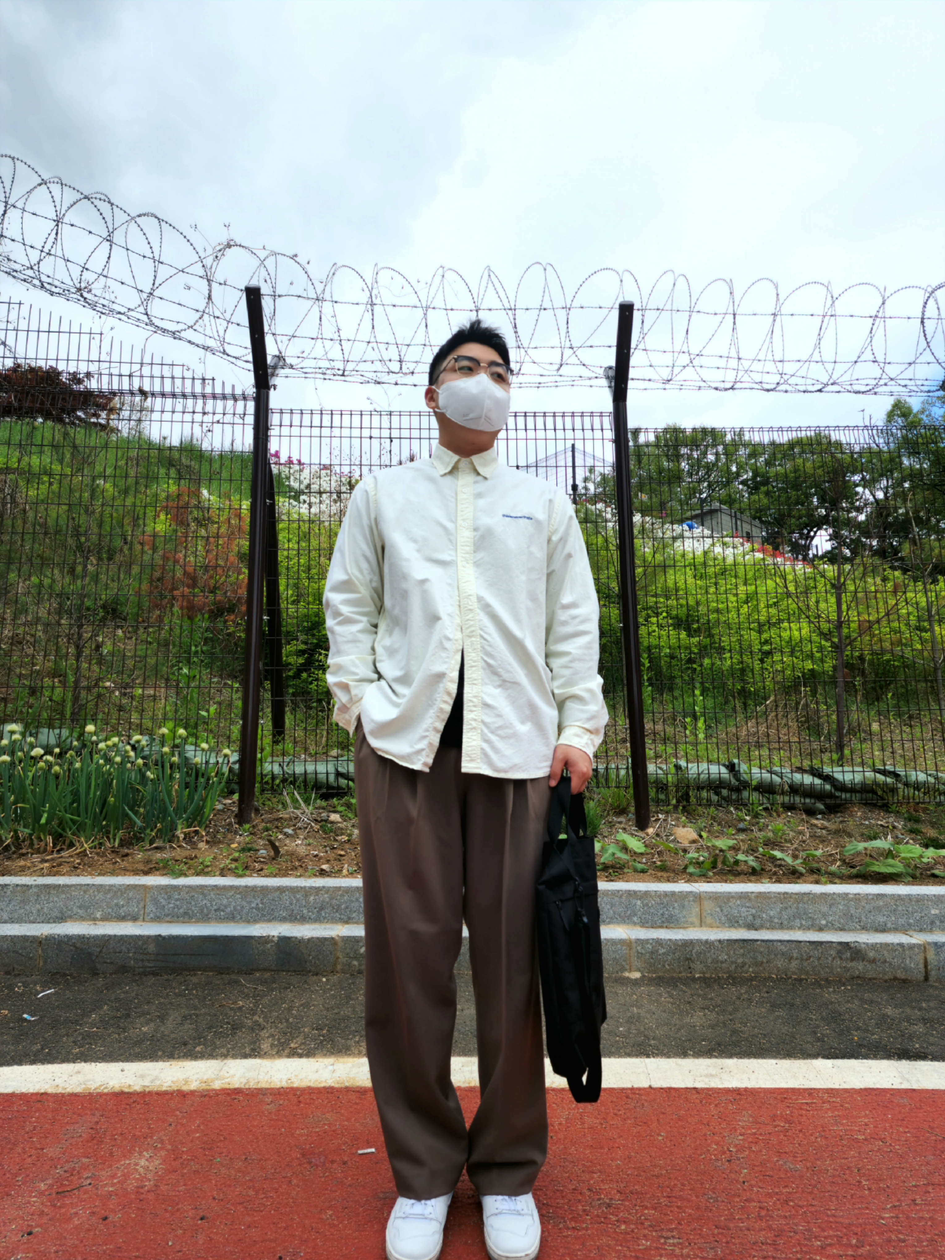 New Balance 550 White - D Standard 착용 스타일