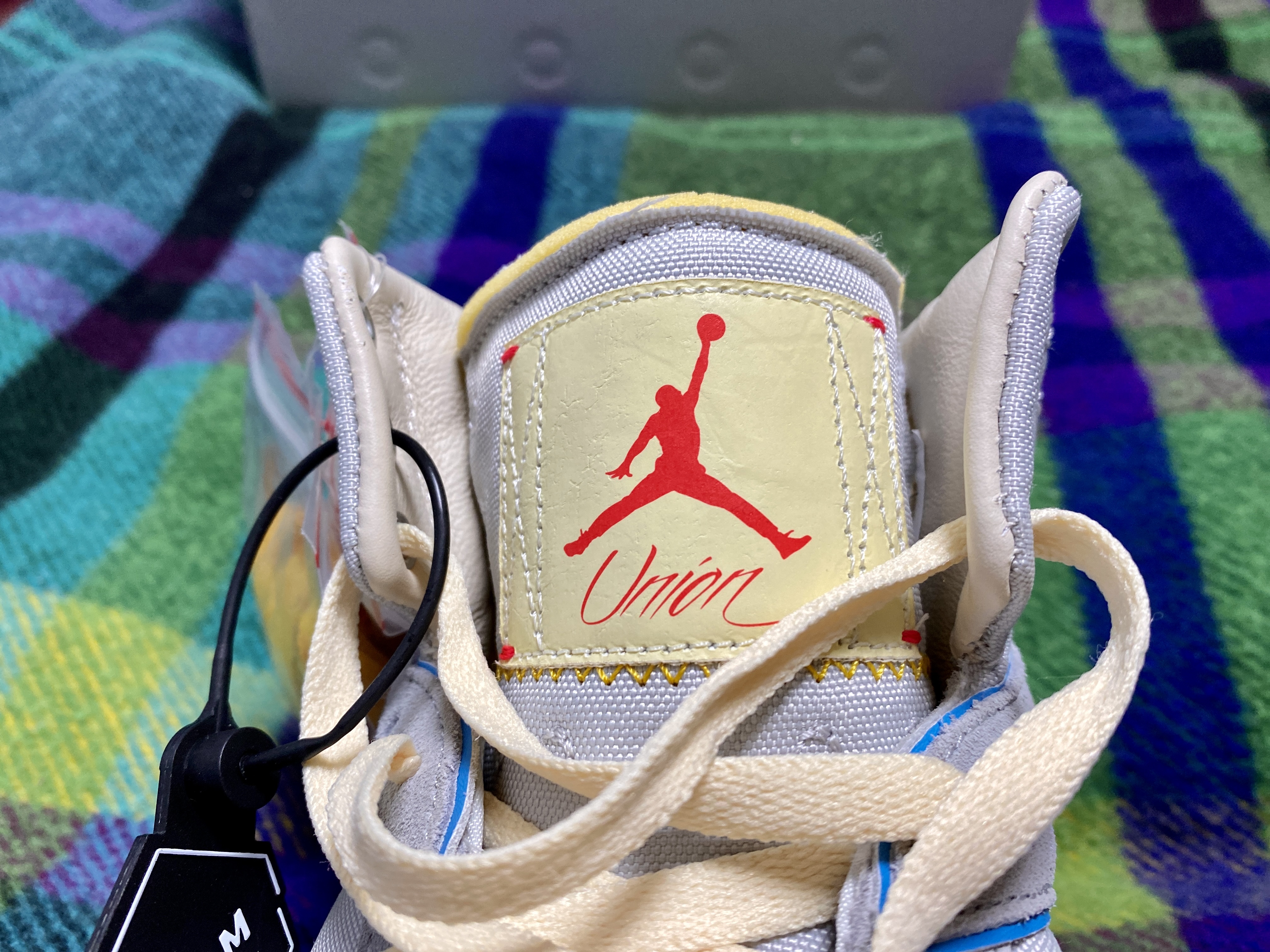 Jordan 2 x Union Retro SP Grey Fog 착용 스타일 - 4