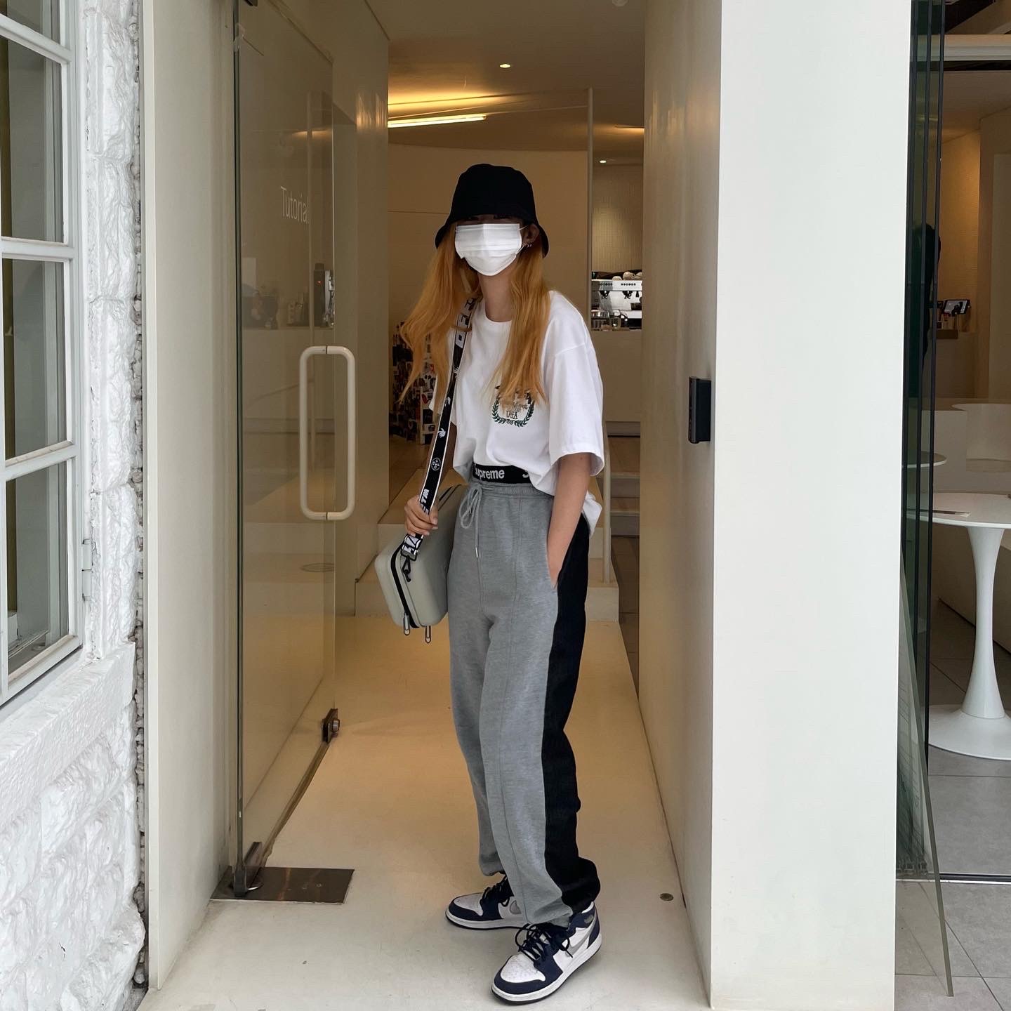 (GS) Jordan 1 Retro High OG CO.JP Midnight Navy, Jordan 1 Retro High OG CO.JP Midnight Navy 착용 스타일 - 4