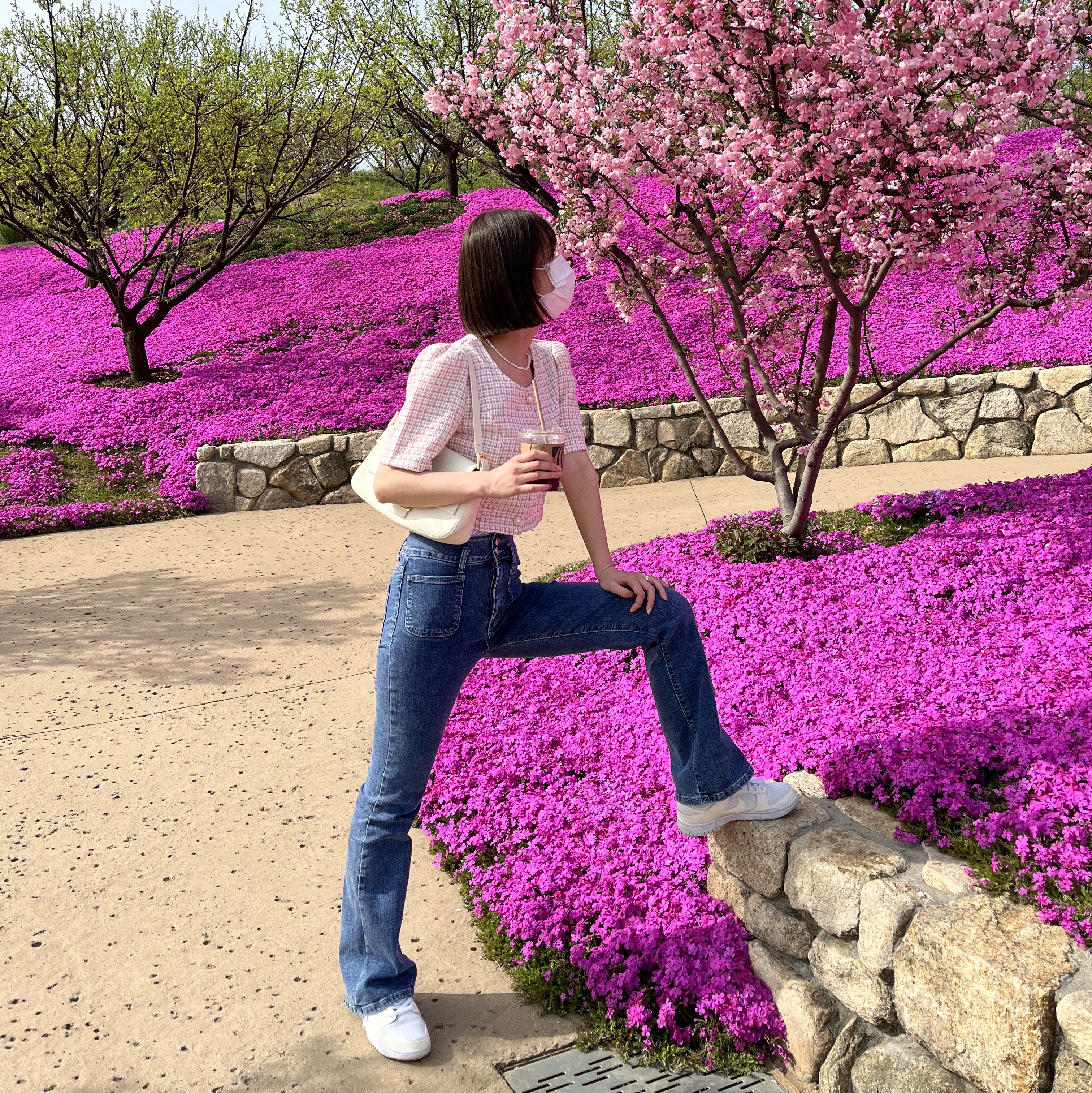 (W) Nike Dunk Low Next Nature Sail 착용 스타일 - 2