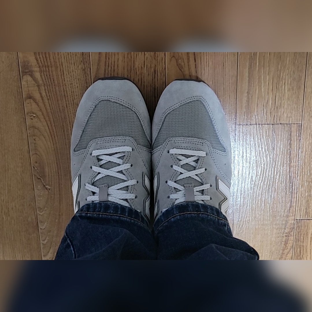 New Balance 996 Brown 착용 스타일 - 3
