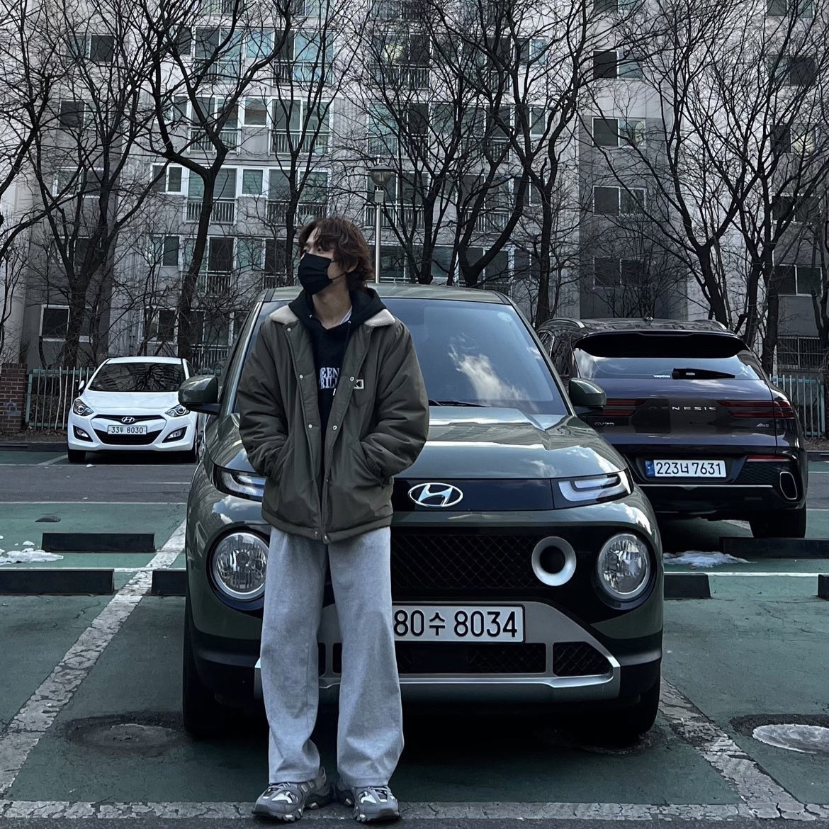 Balenciaga Track Sneakers Grey White 2019 착용 스타일