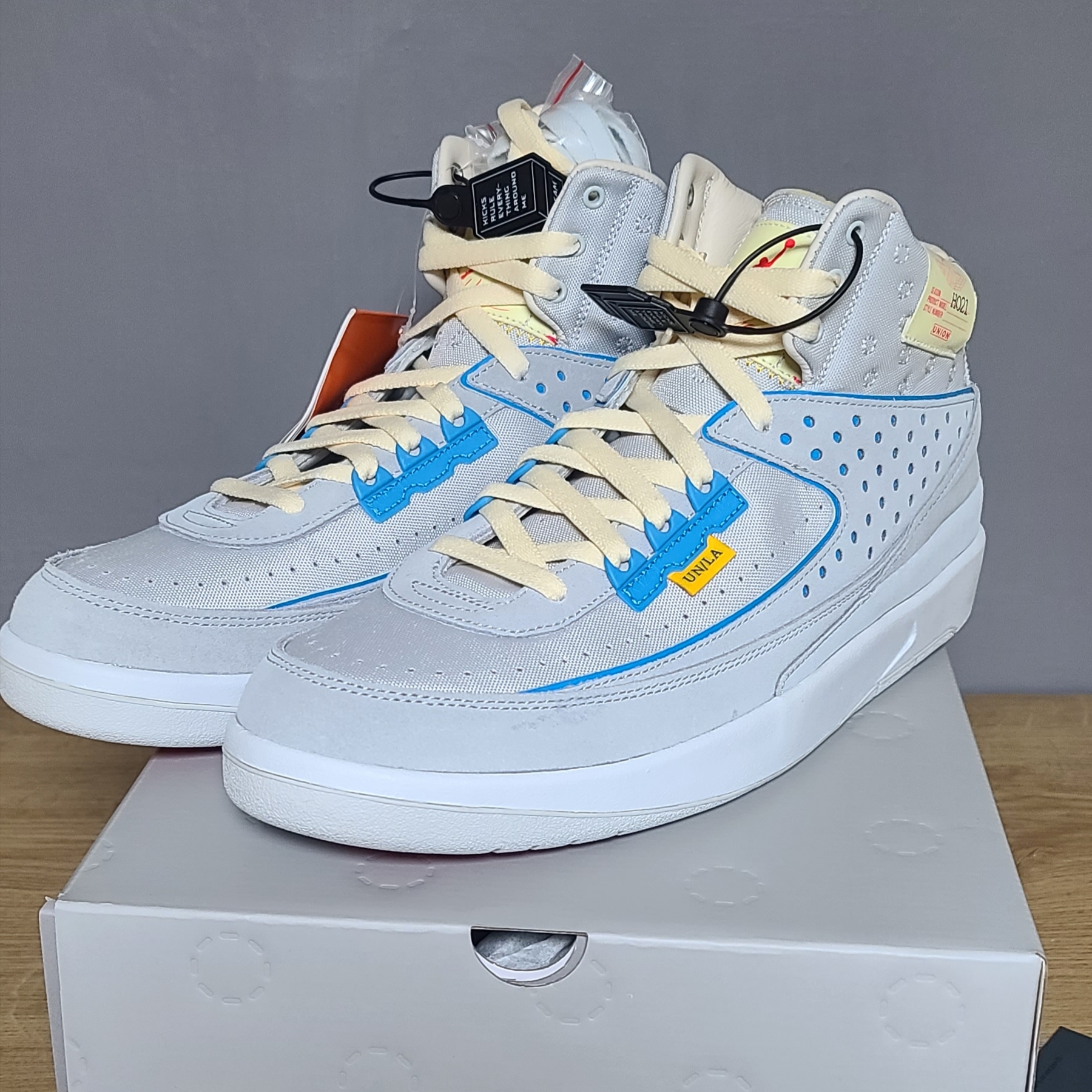 Jordan 2 x Union Retro SP Grey Fog 착용 스타일