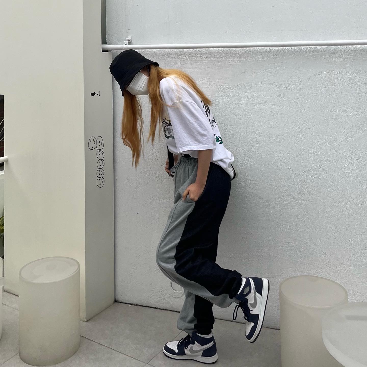 (GS) Jordan 1 Retro High OG CO.JP Midnight Navy, Jordan 1 Retro High OG CO.JP Midnight Navy 착용 스타일 - 5