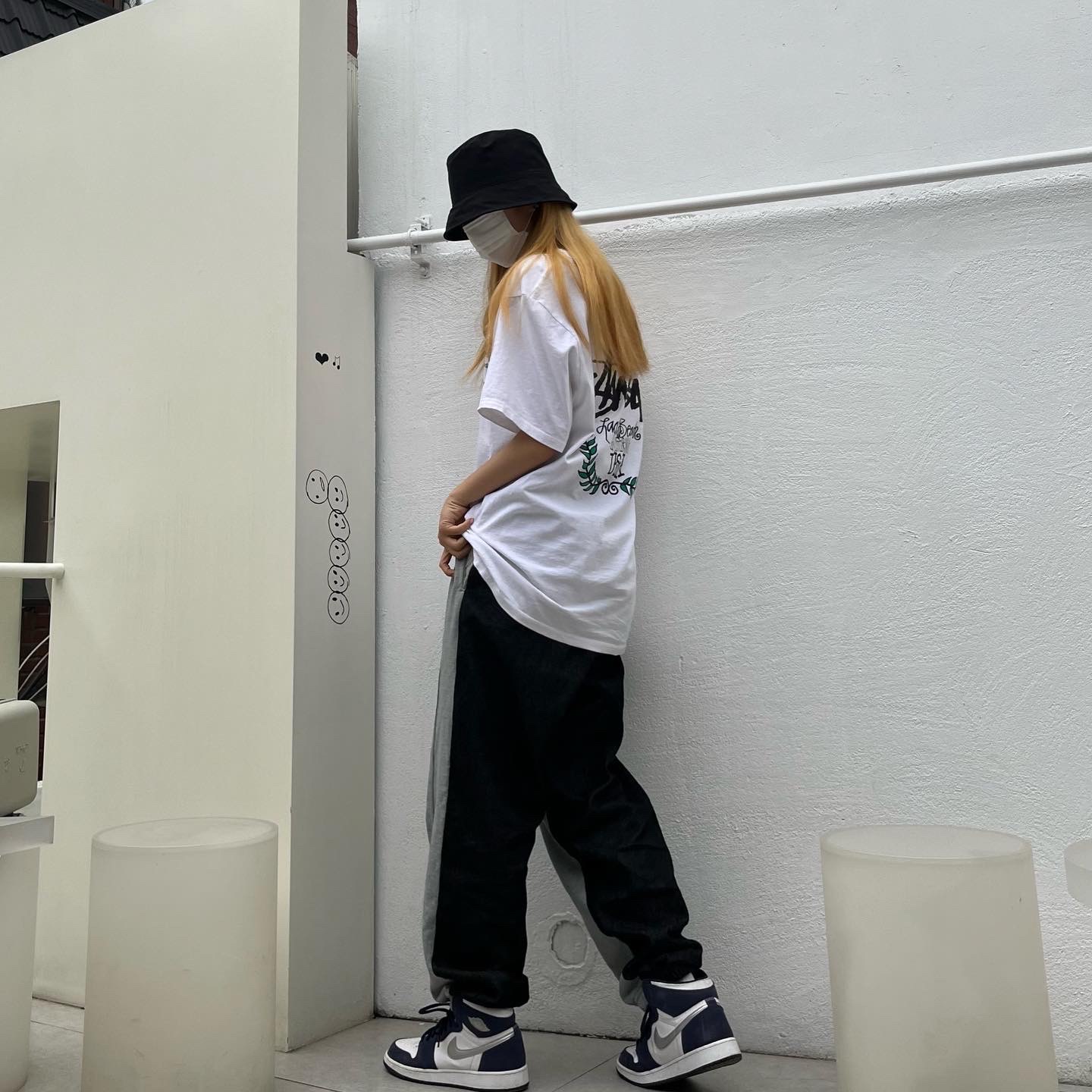 (GS) Jordan 1 Retro High OG CO.JP Midnight Navy, Jordan 1 Retro High OG CO.JP Midnight Navy 착용 스타일 - 3
