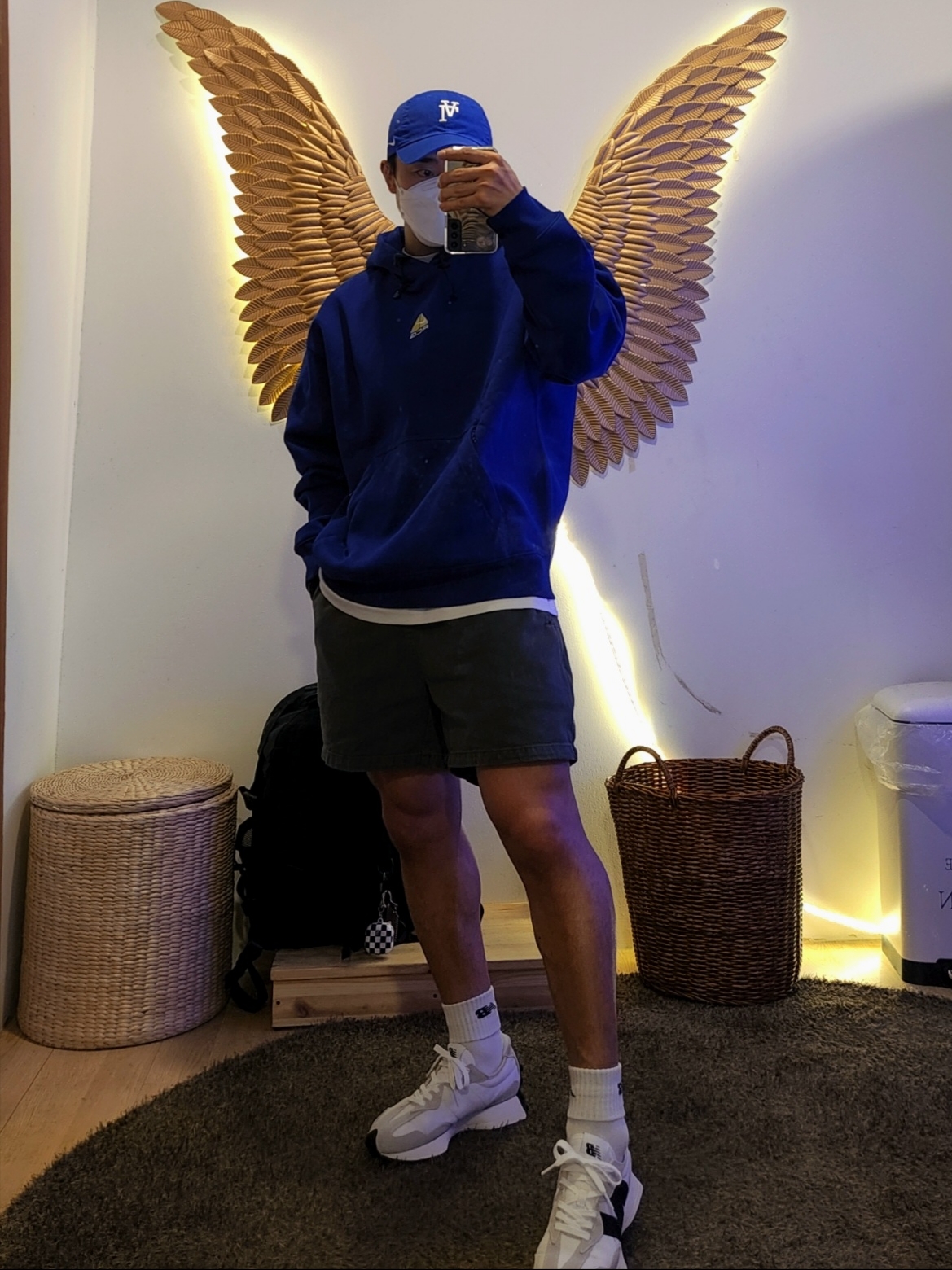 Nike ACG Therma-Fit Pullover Fleece Hoodie Deep Royal Blue - US/EU, New Balance 327 White Black 착용 스타일