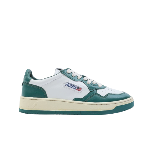 (W) Autry Medalist Low Leather Sneakers Mountain White