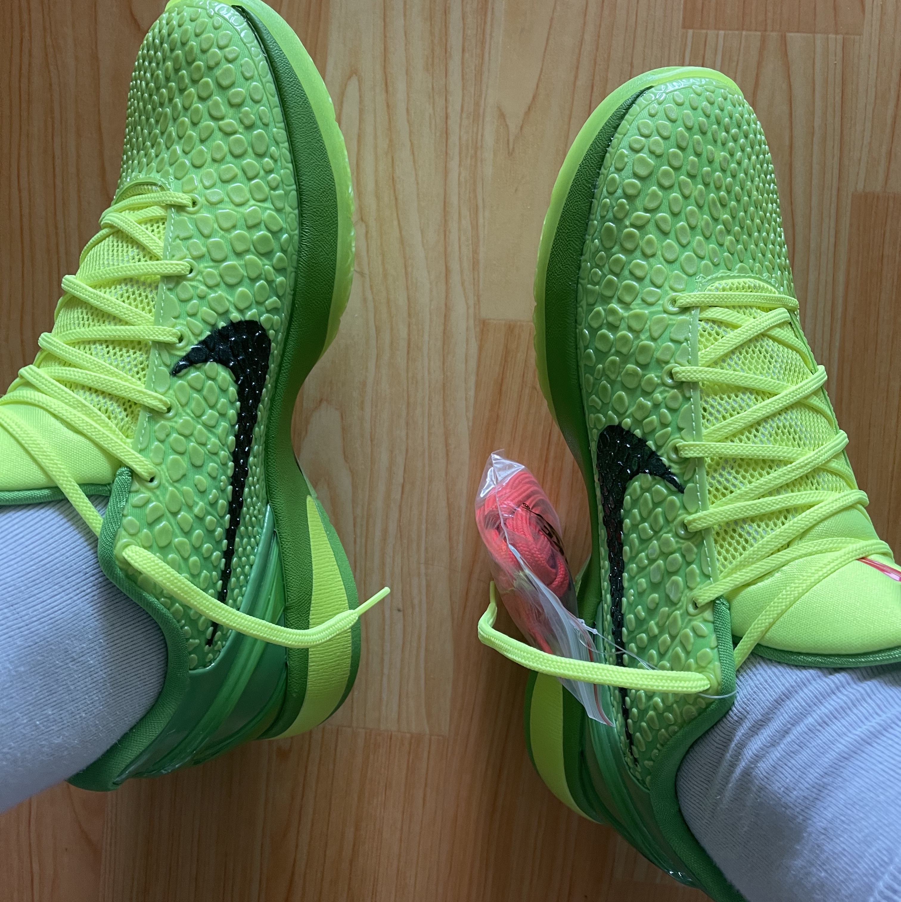 Nike Kobe 6 Protro Green Apple, Nike Kobe 5 Protro Bruce Lee 착용 스타일 - 1