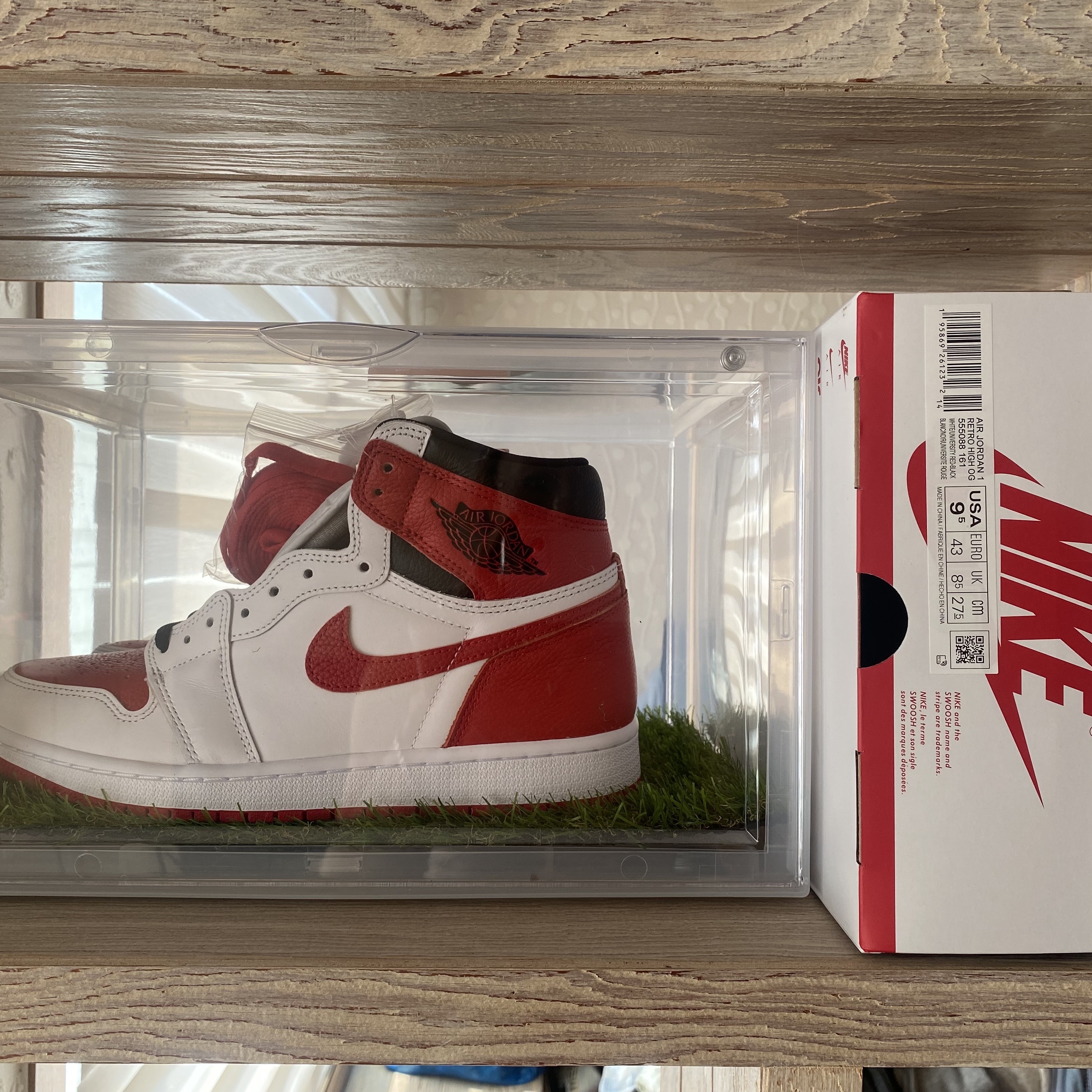Jordan 1 Retro High OG Heritage, Nike SB Dunk Low Pro Light Cognac 착용 스타일 - 4