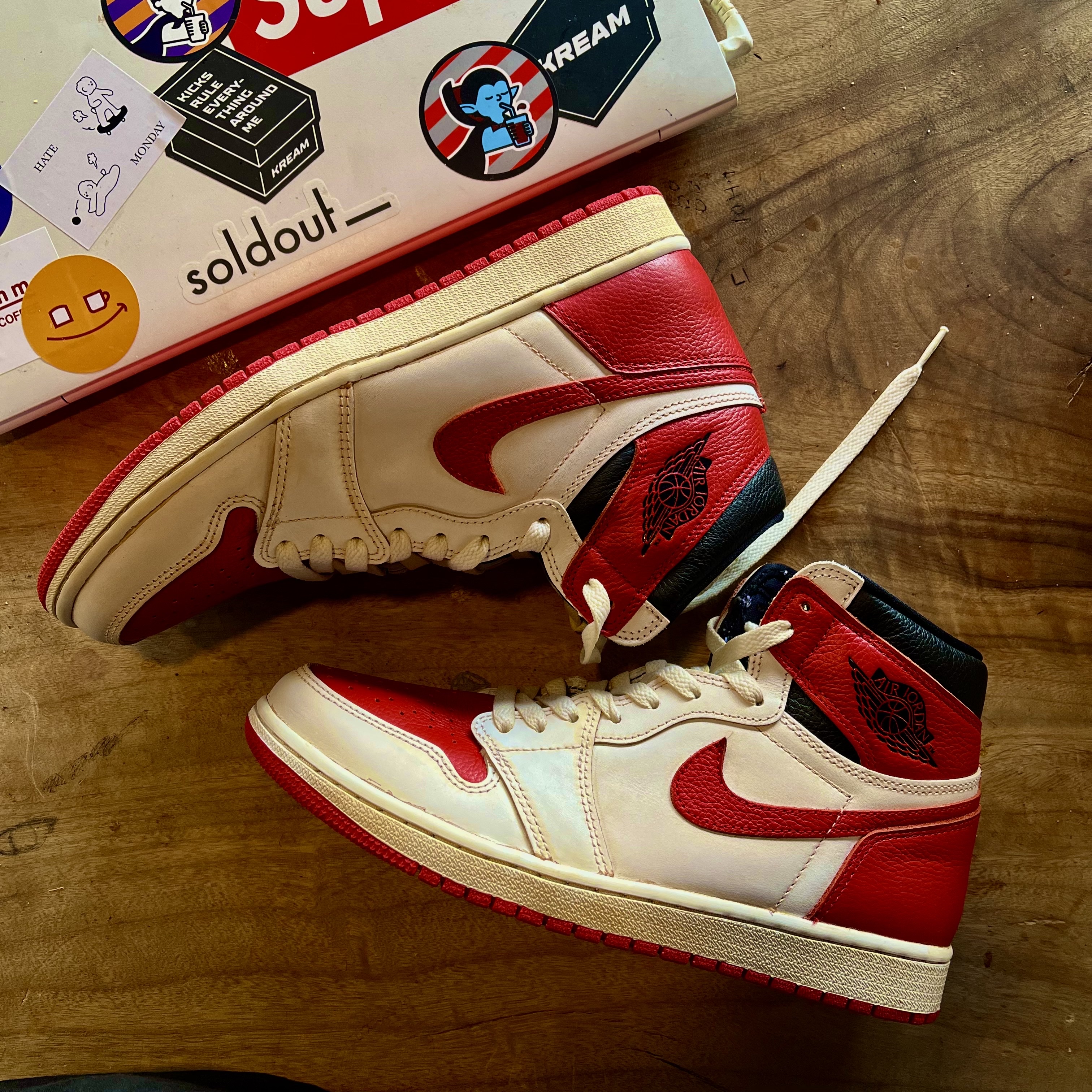 Jordan 1 Retro High OG Heritage 착용 스타일 - 1