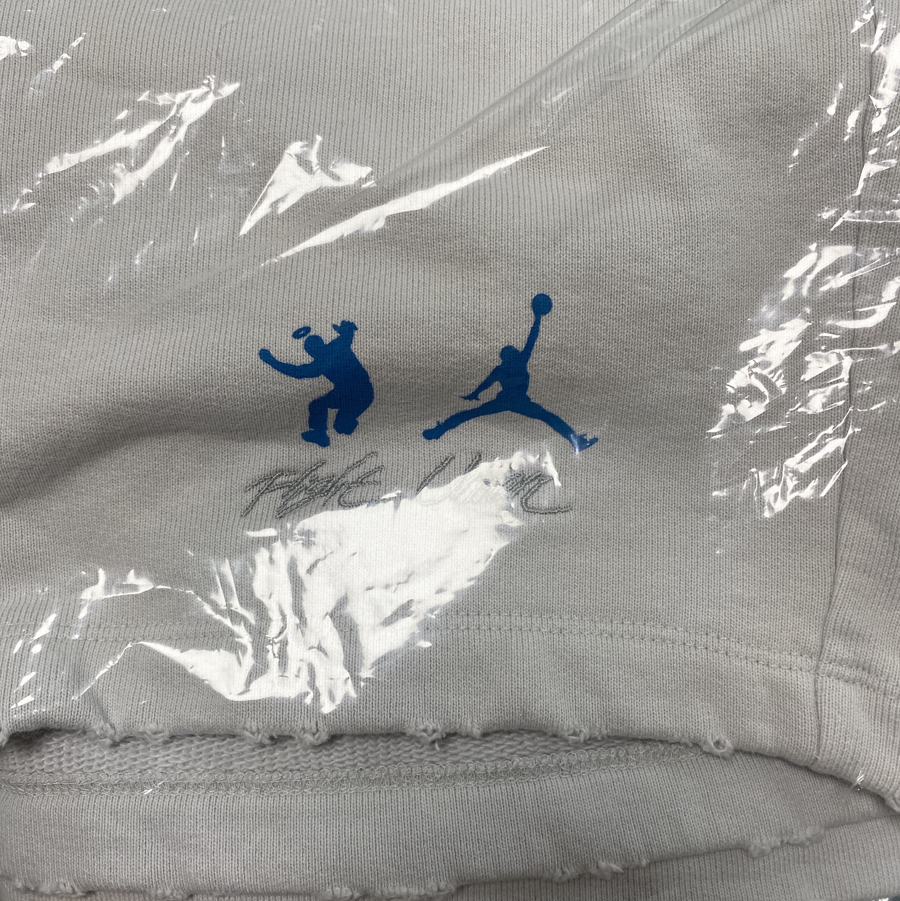 Jordan x Union Fleece Shorts Photon Dust - Asia 착용 스타일 - 1