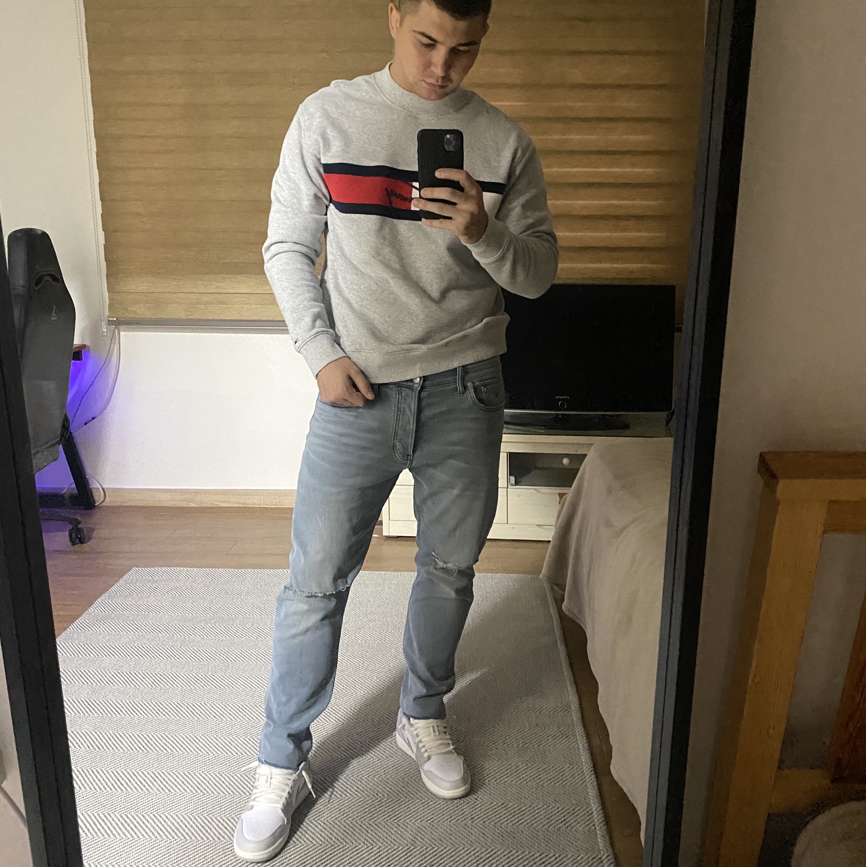 Jordan 1 Low PRM Elephant Print 착용 스타일