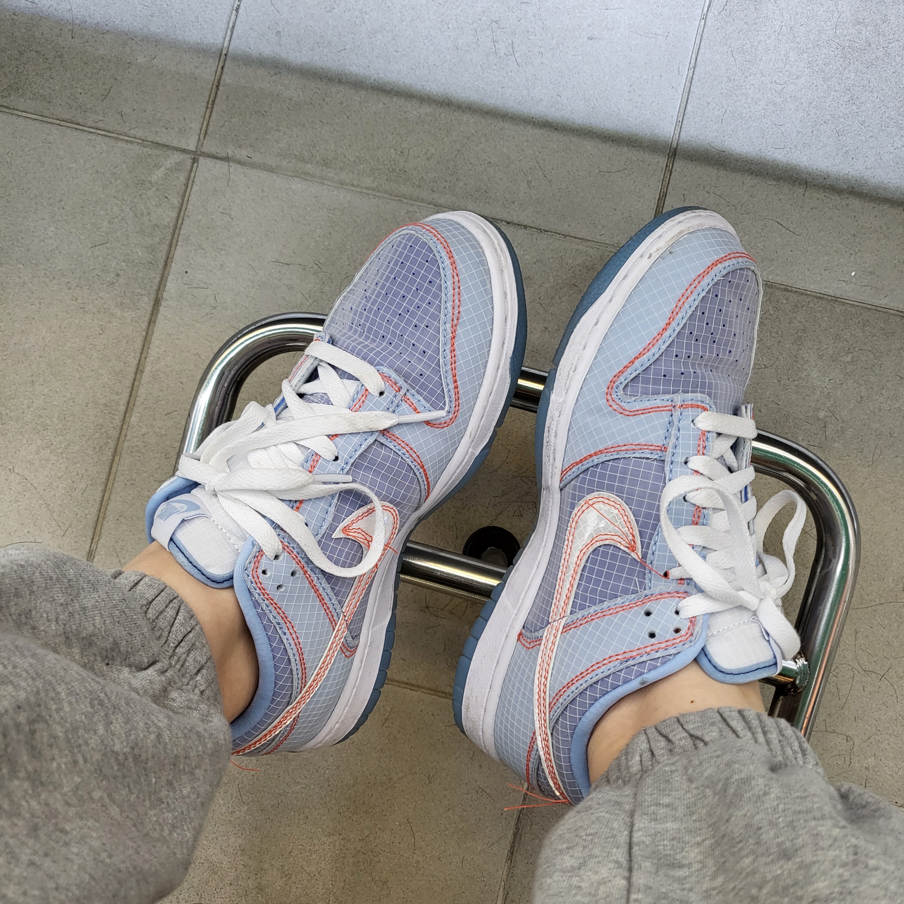 Nike x Union Dunk Low Passport Pack Argon 착용 스타일