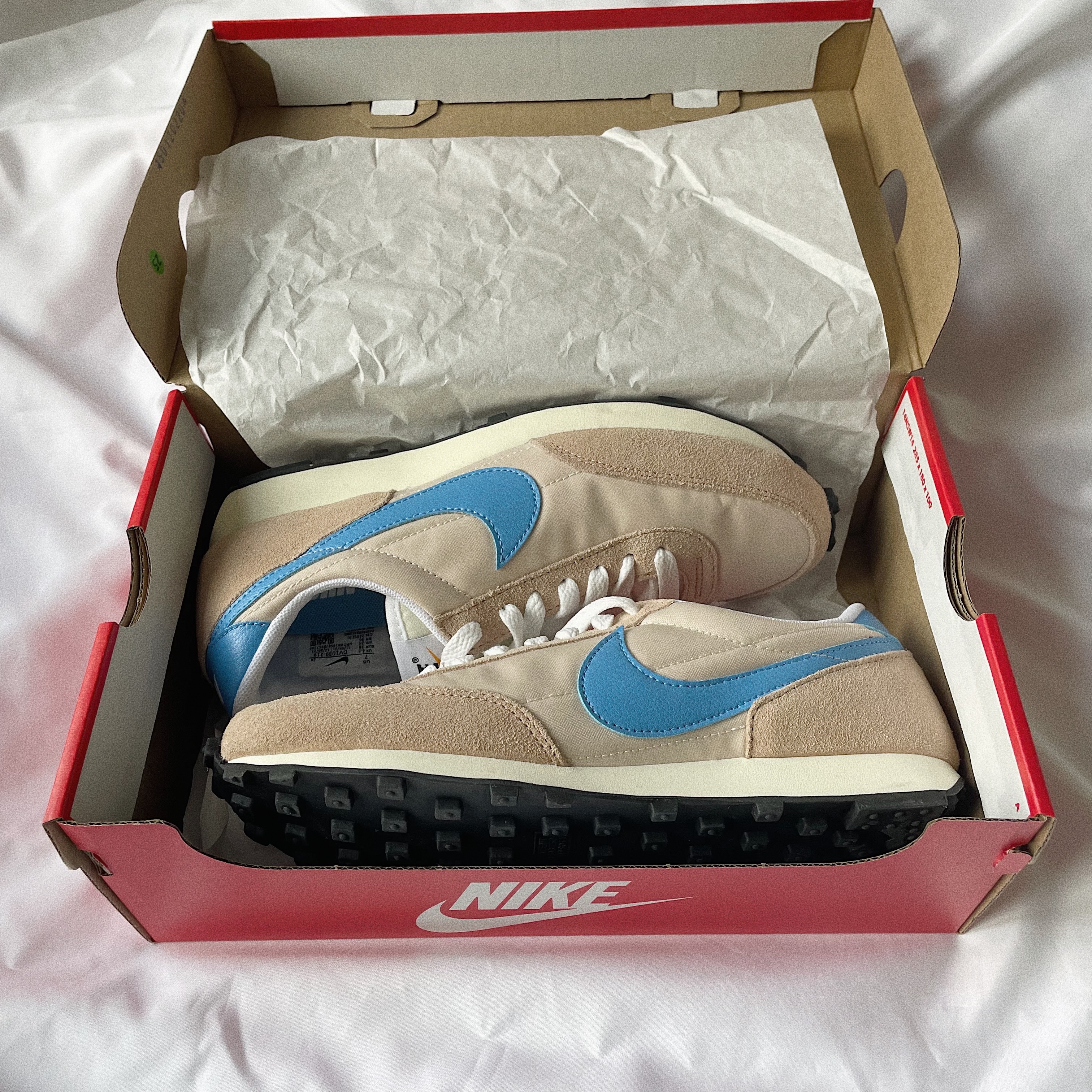 (W) Nike Daybreak Half Blue 착용 스타일 - 2