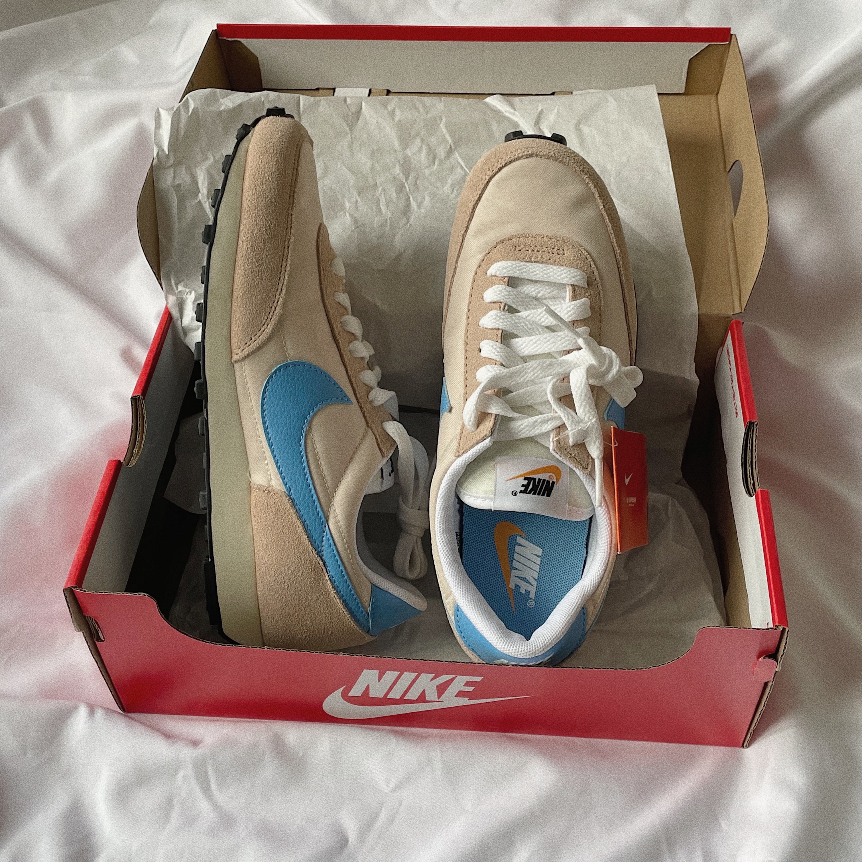 (W) Nike Daybreak Half Blue 착용 스타일 - 1