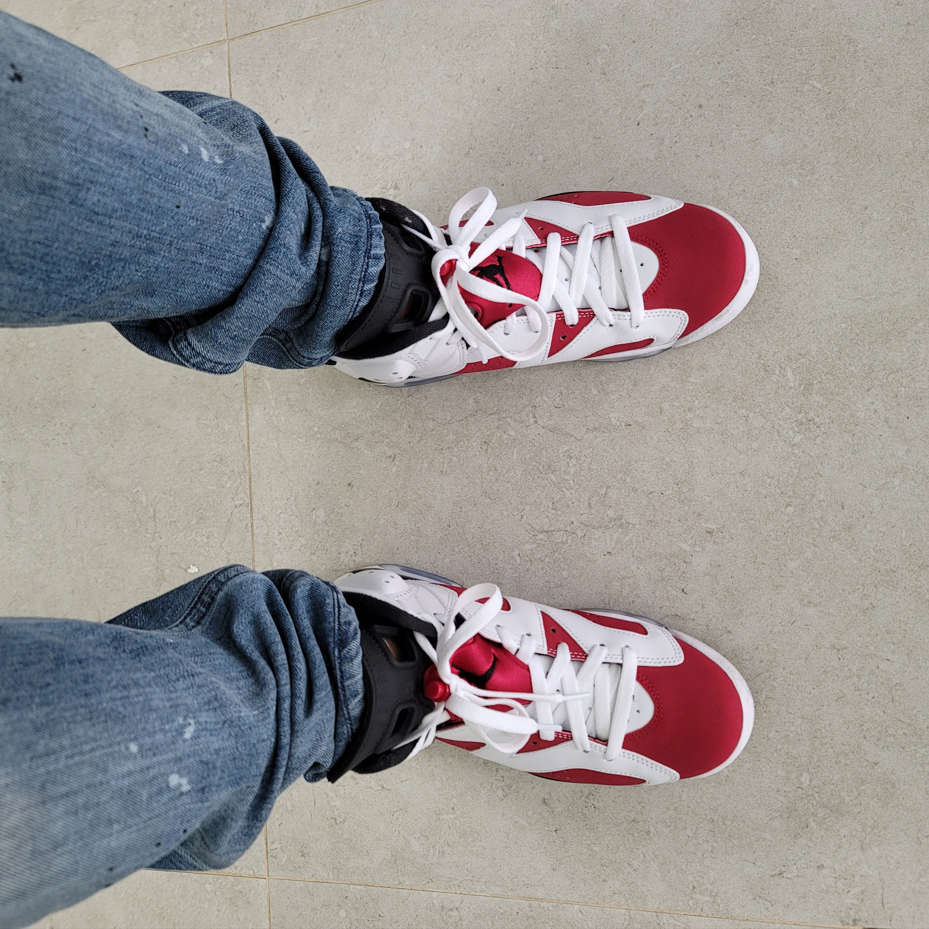 Jordan 6 Retro Carmine 2021 착용 스타일