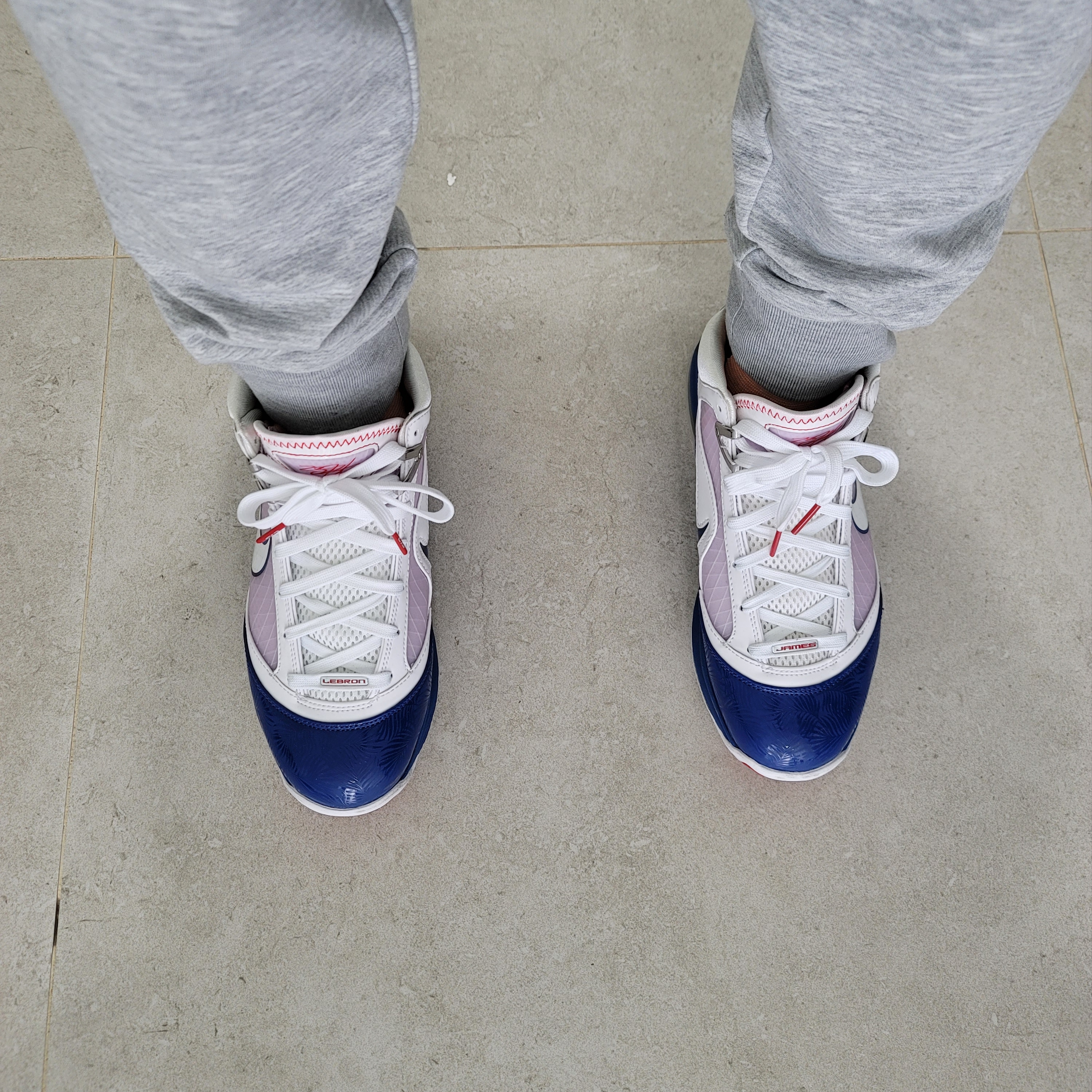 Nike LeBron 7 Baseball Blue 착용 스타일