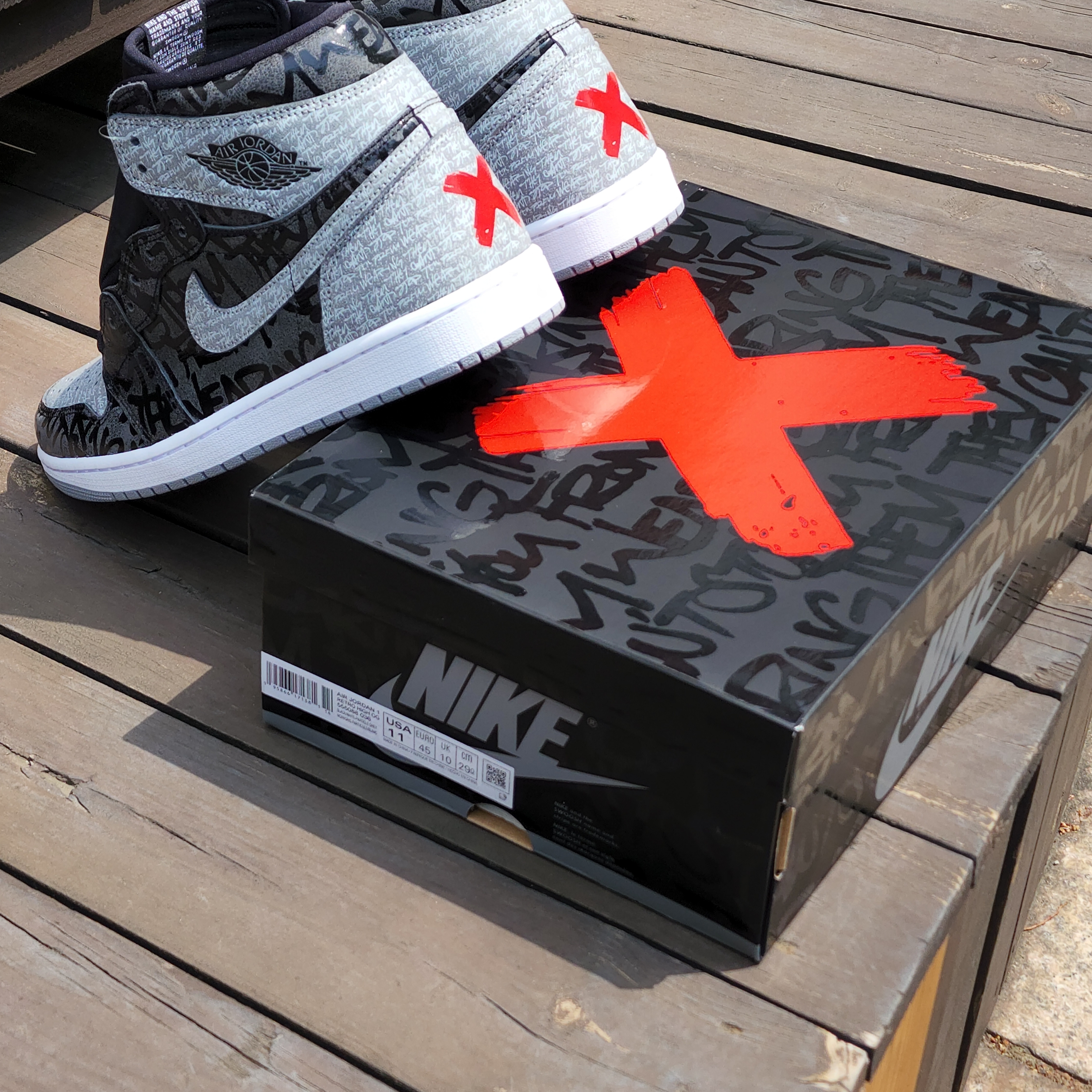Jordan 1 Retro High OG Rebellionaire 착용 스타일 - 2