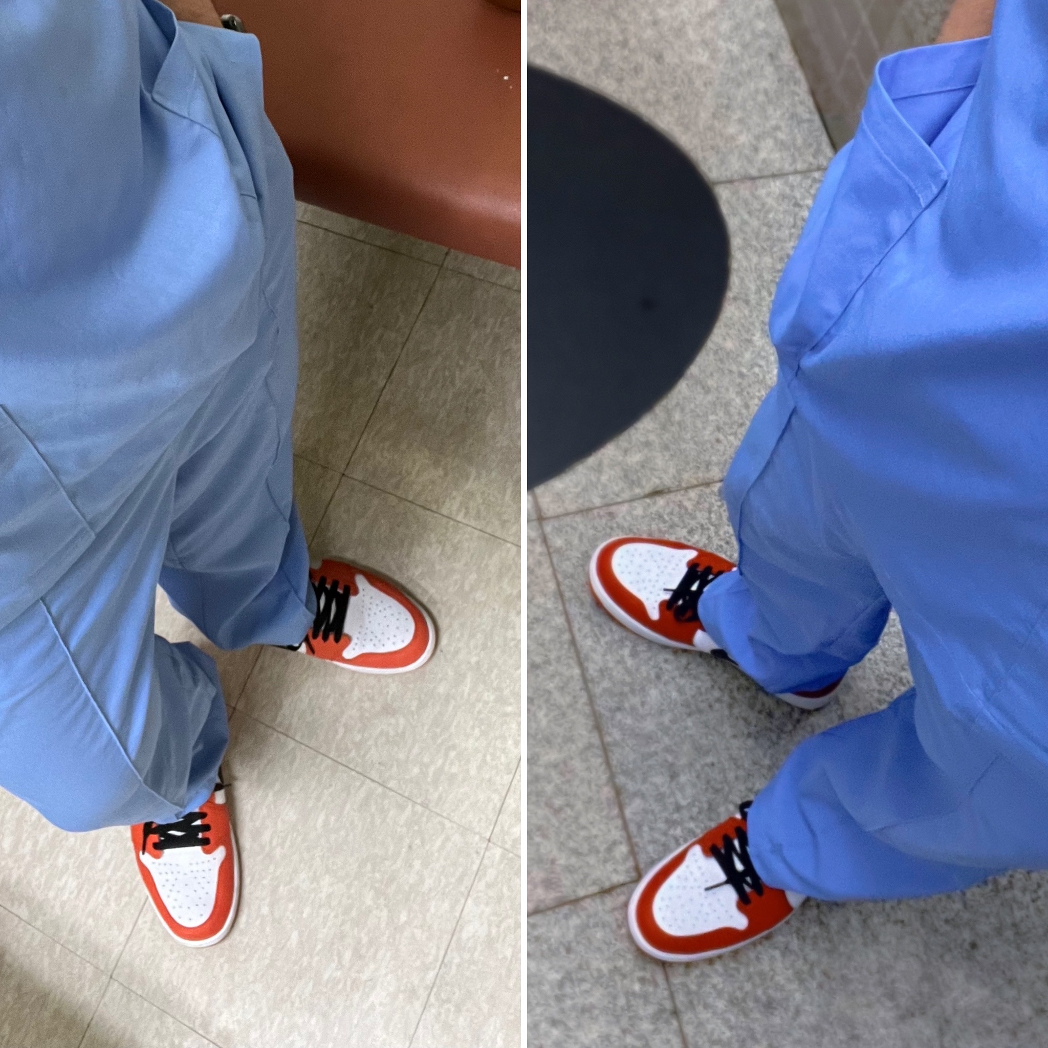 Jordan 1 Low OG Starfish, Jordan 1 Low Golf Chicago 착용 스타일 - 2