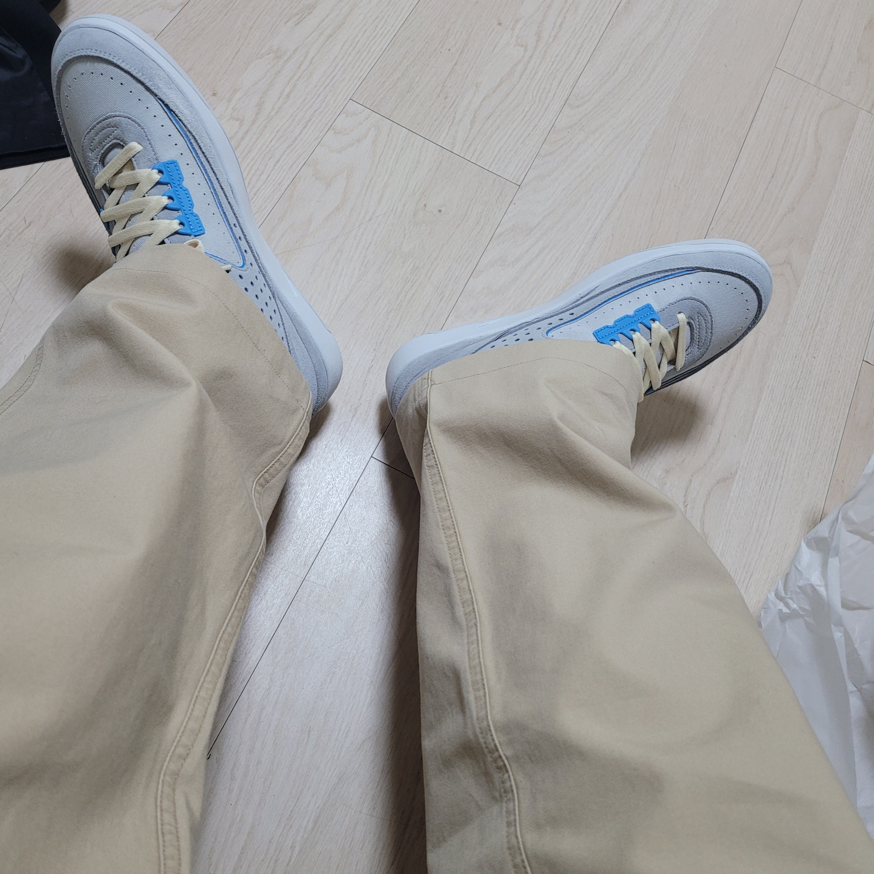 Jordan 2 x Union Retro SP Grey Fog, Jordan x Travis Scott Canvas Pants - US/EU 착용 스타일