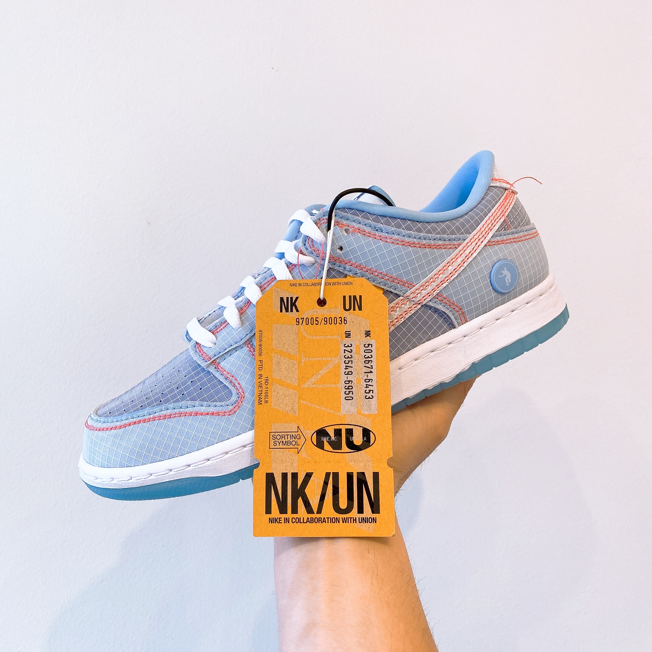 Nike x Union Dunk Low Passport Pack Argon 착용 스타일 - 2