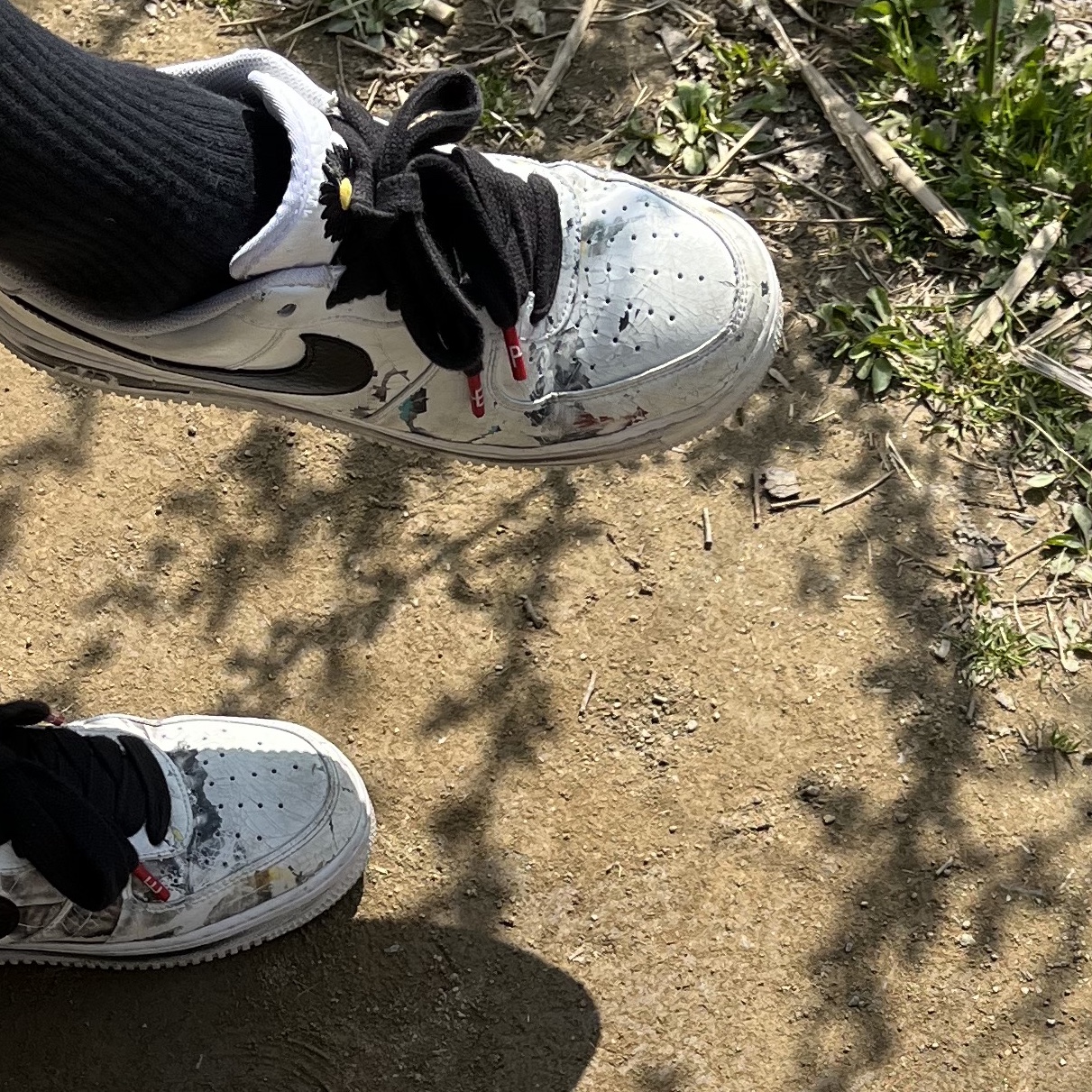 Nike x Peaceminusone Air Force 1 Low Para-Noise 2.0 착용 스타일 - 2