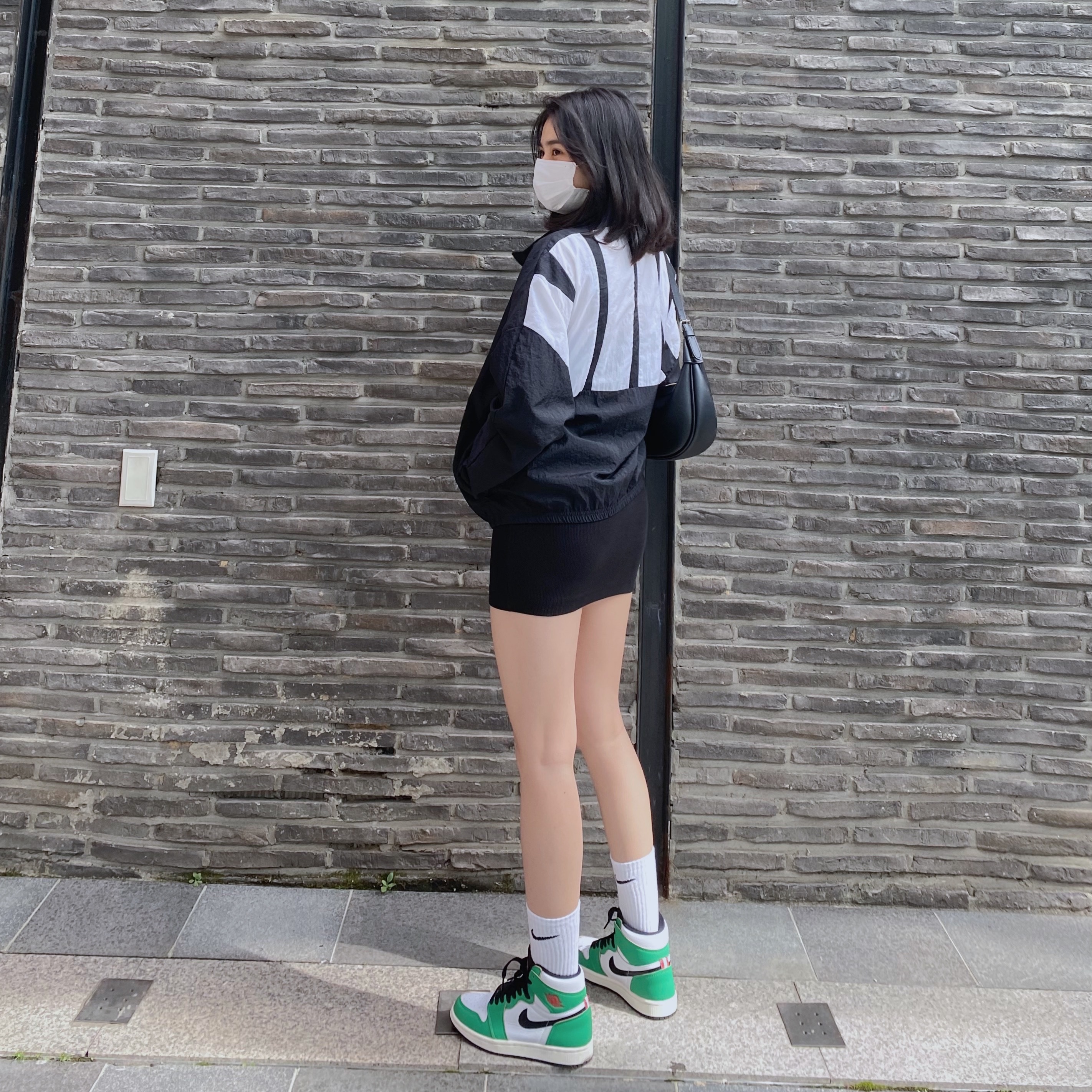 (W) Jordan 1 Retro High OG Lucky Green 착용 스타일