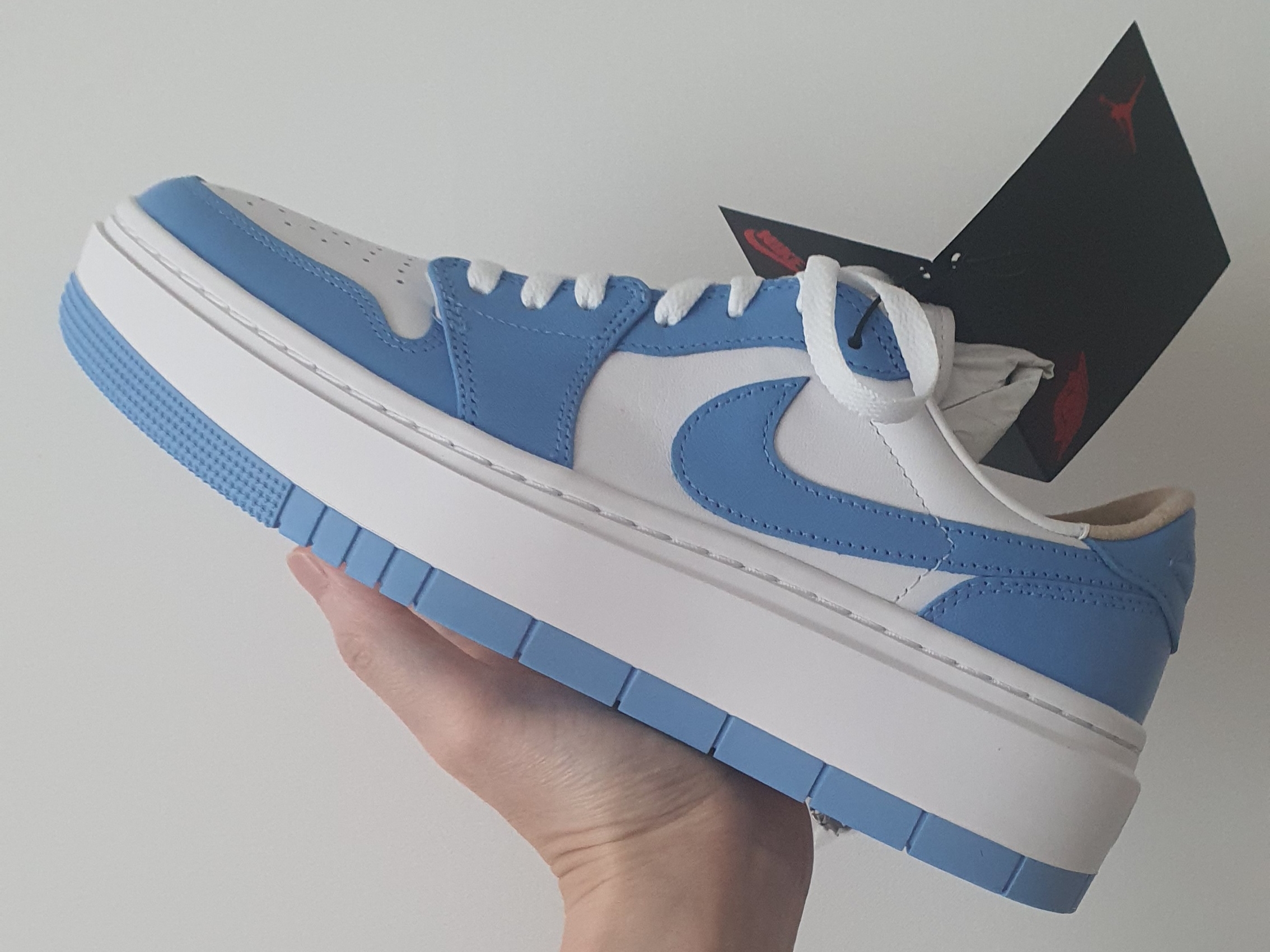 (W) Jordan 1 Elevate Low SE University Blue 착용 스타일