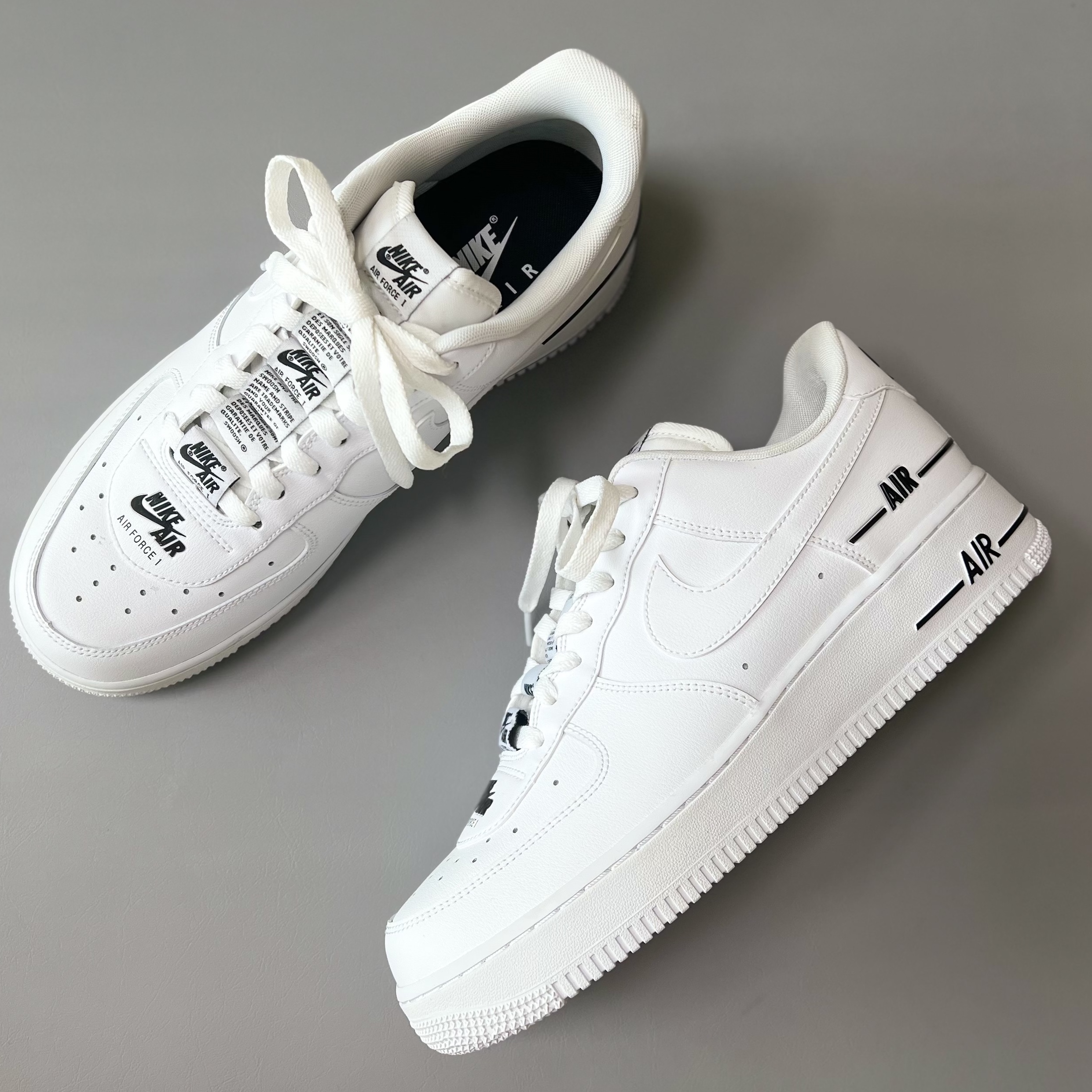 Nike Air Force 1 '07 Low Added Air White 착용 스타일 - 4