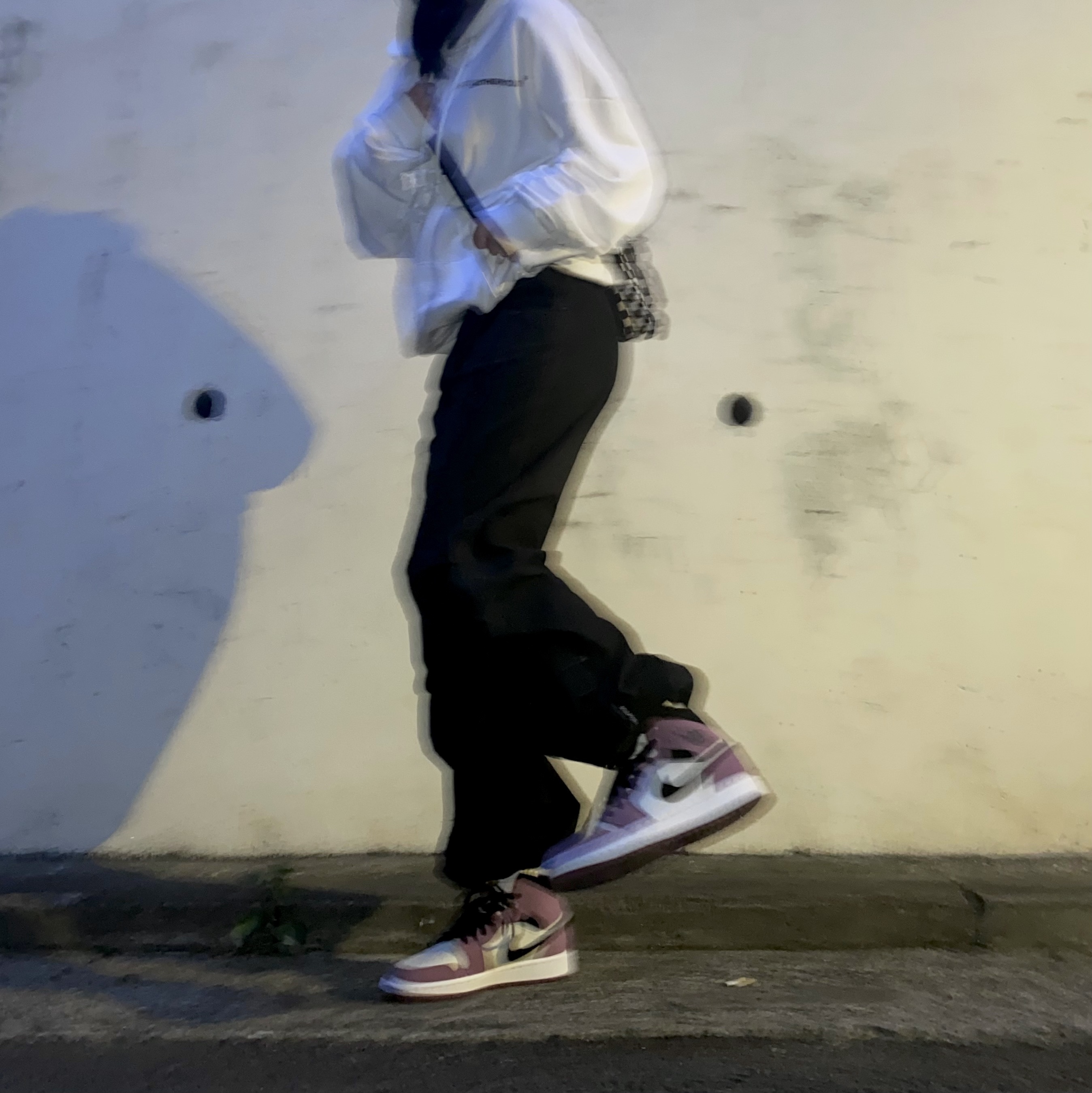 (W) Jordan 1 Mid SE Light Mulberry 착용 스타일